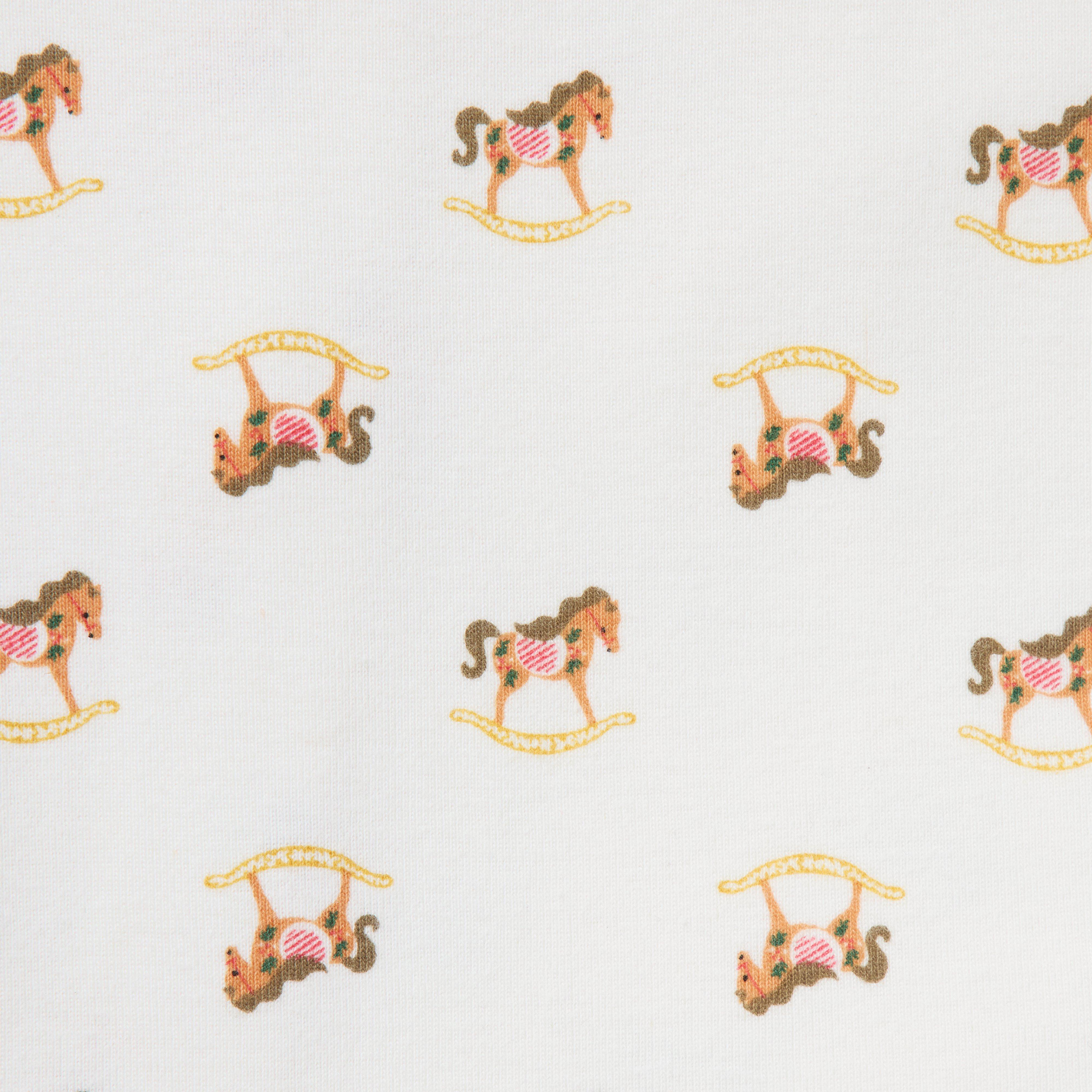 Baby Good Night Footed Pajama In Rocking Horse image number 1