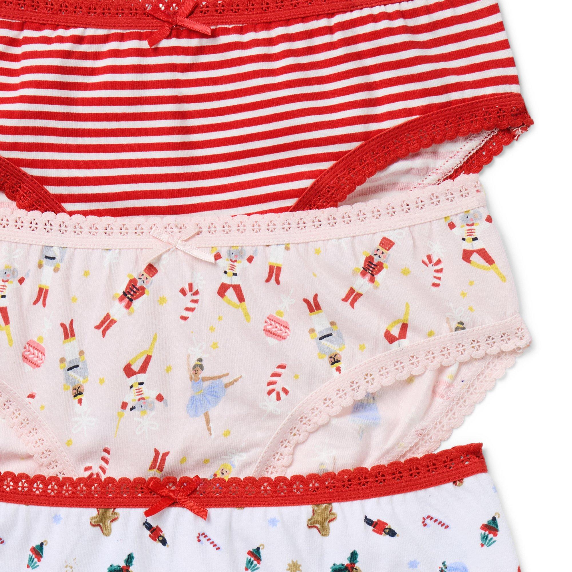 Holiday Underwear Set Girls 3-Pack image number 2