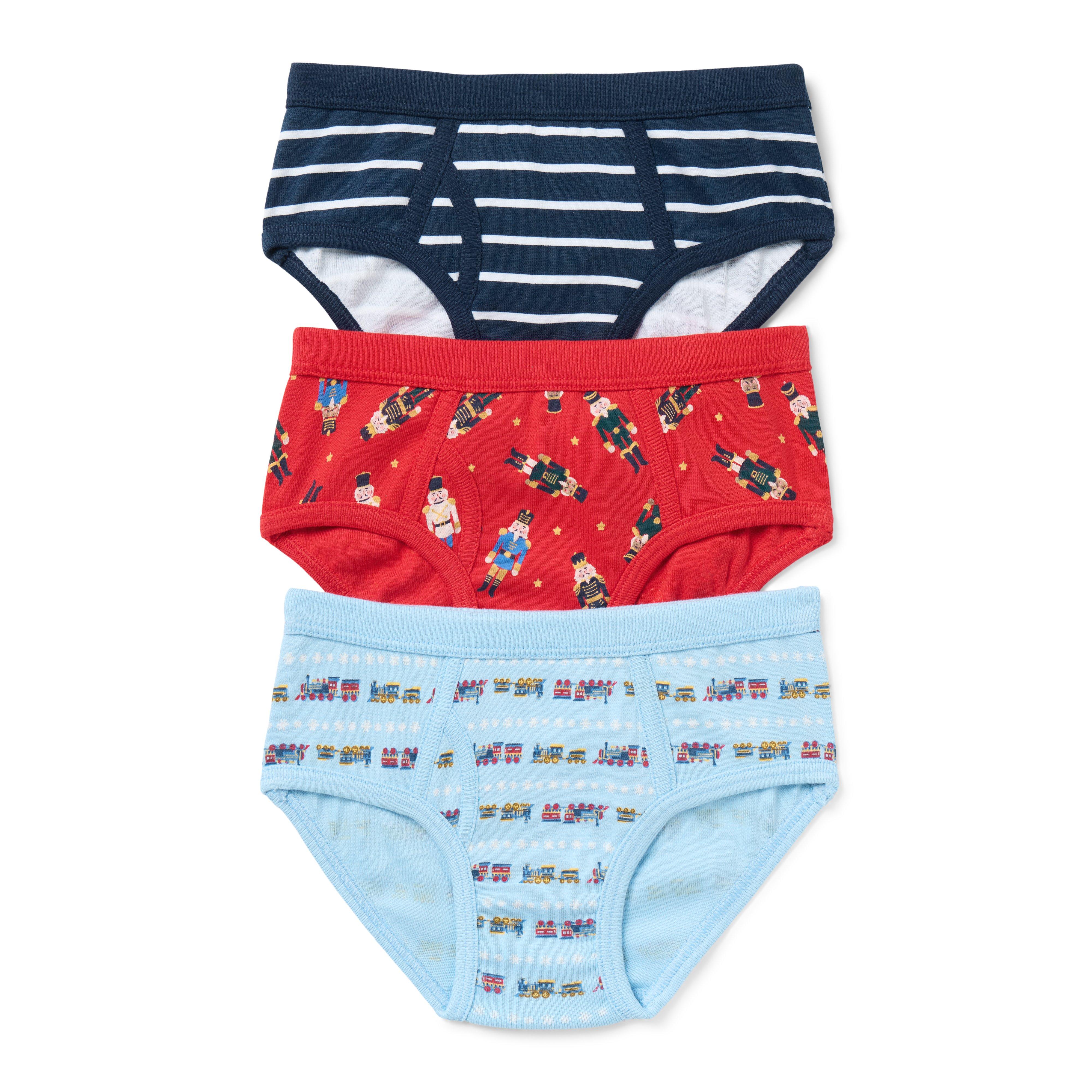 Holiday Underwear Set Boys 3-Pack