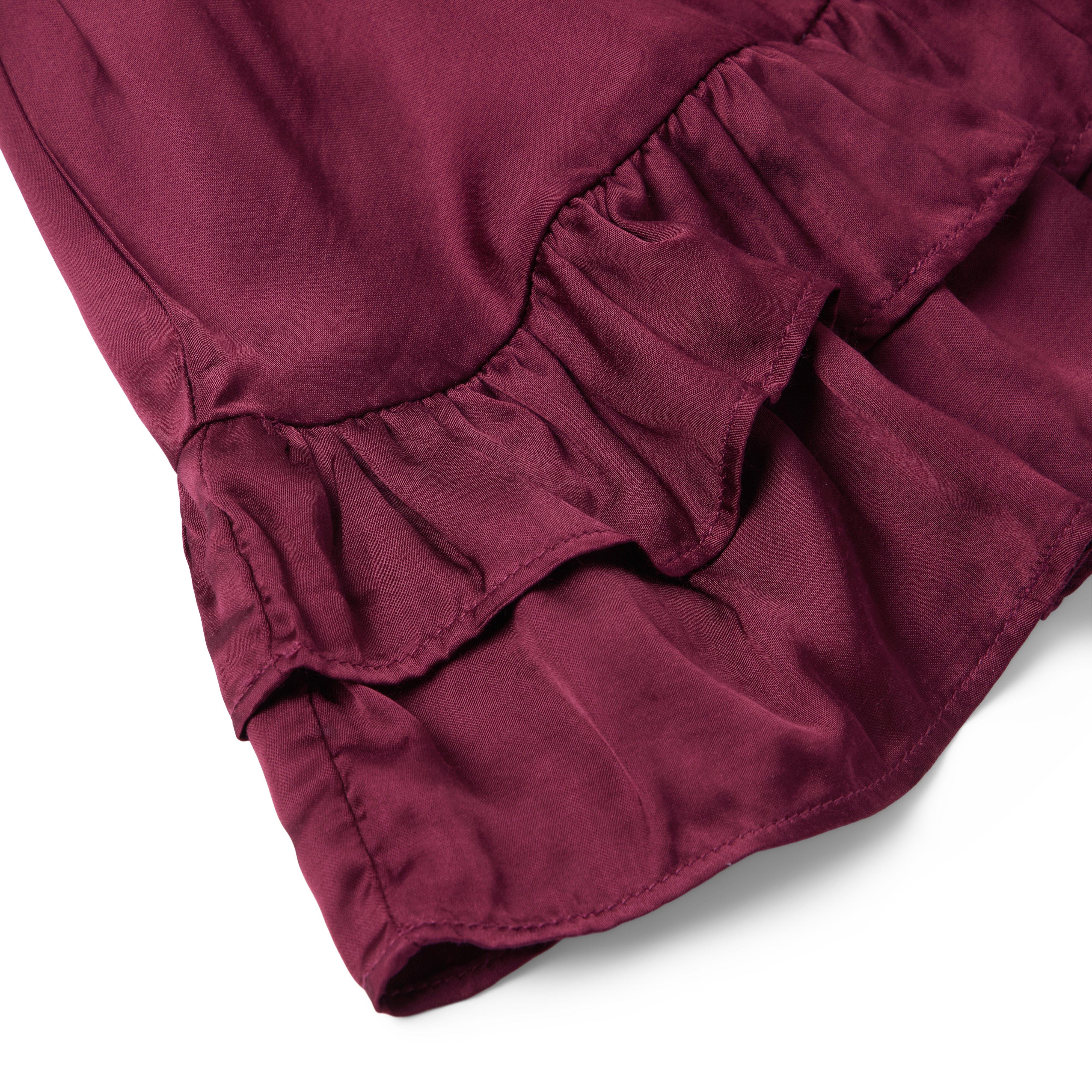 Baby Satin Ruffle Dress image number 1