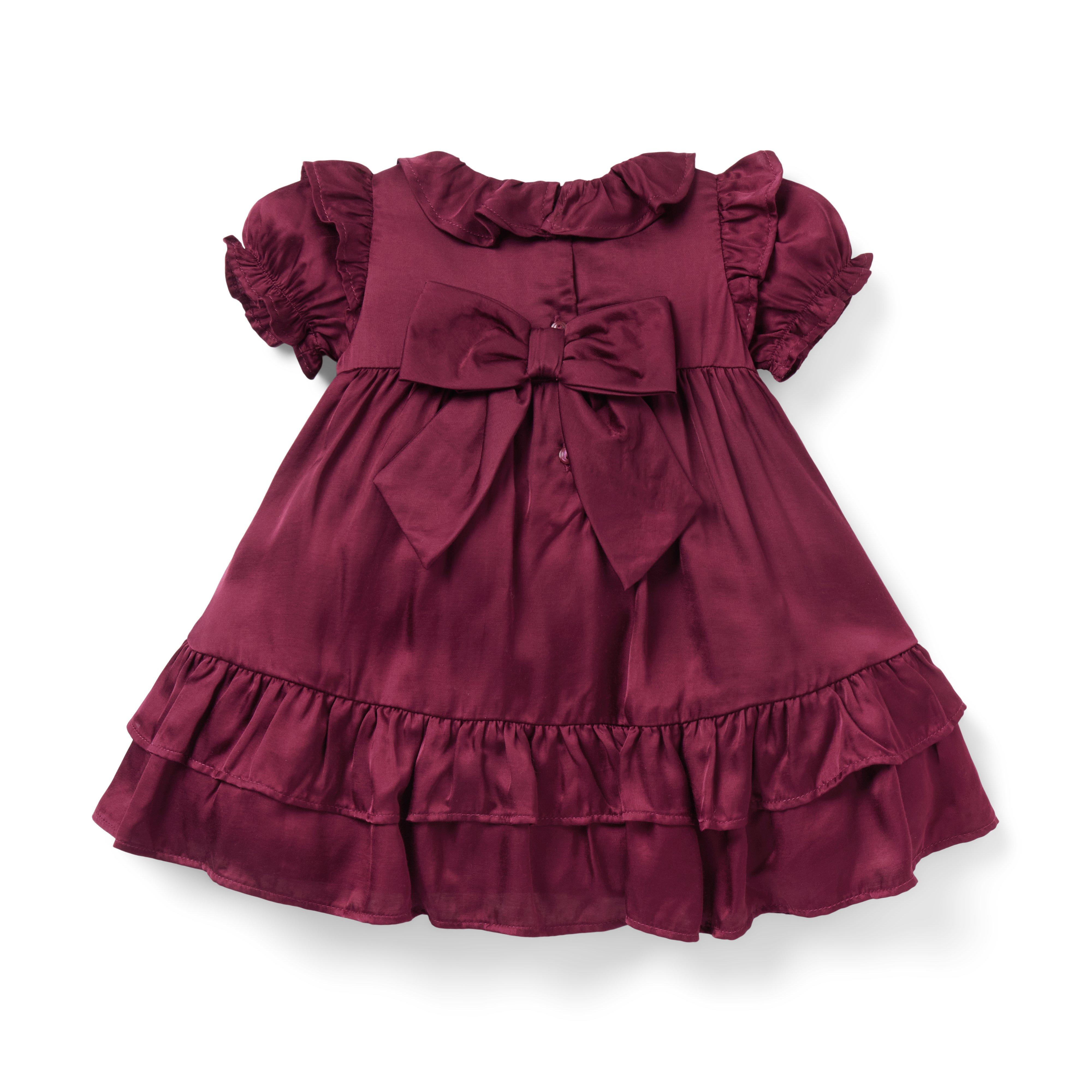 Baby Satin Ruffle Dress image number 2