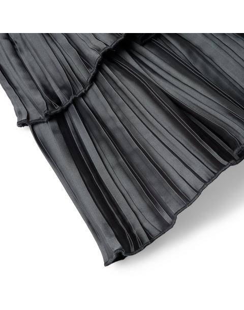 Pleated Tiered Skirt