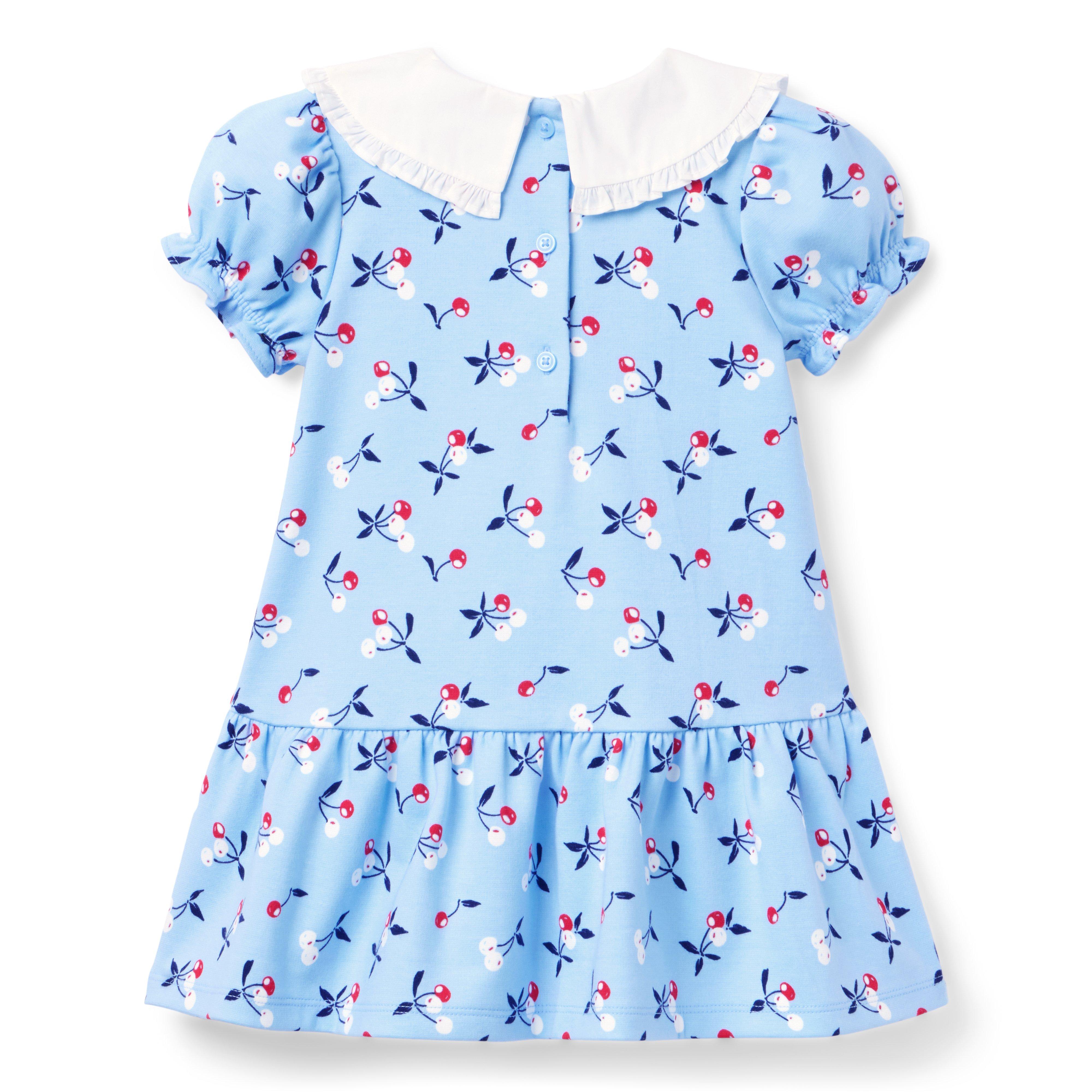 Cherry Collared Ponte Dress image number 2