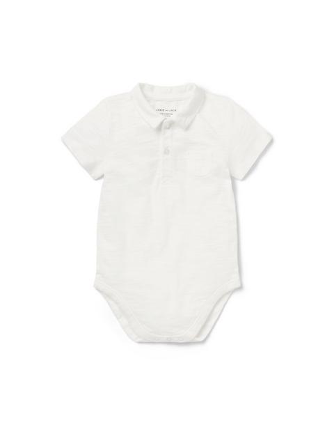 Baby Slub Polo Bodysuit