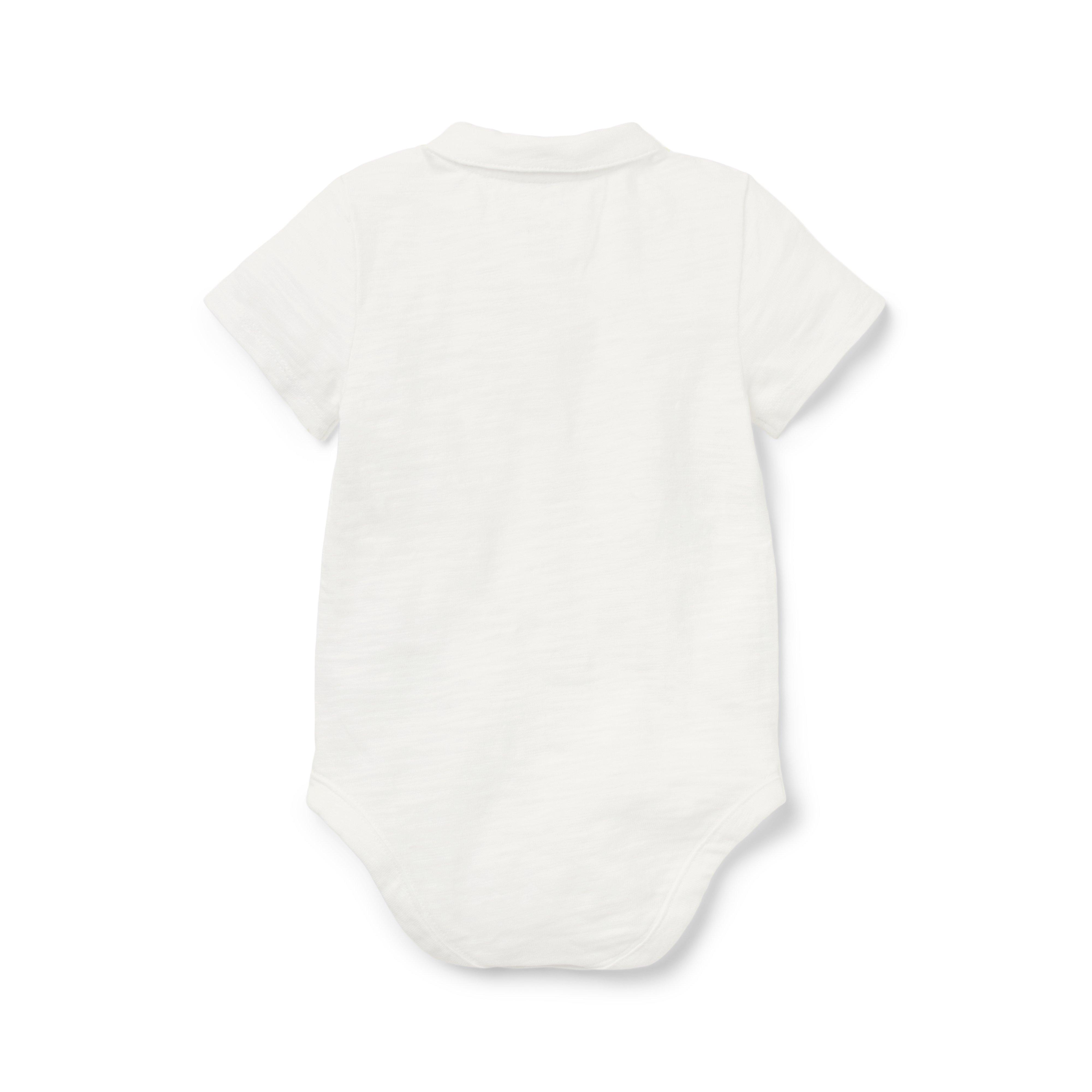 Baby Slub Polo Bodysuit image number 1