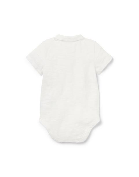 Baby Slub Polo Bodysuit