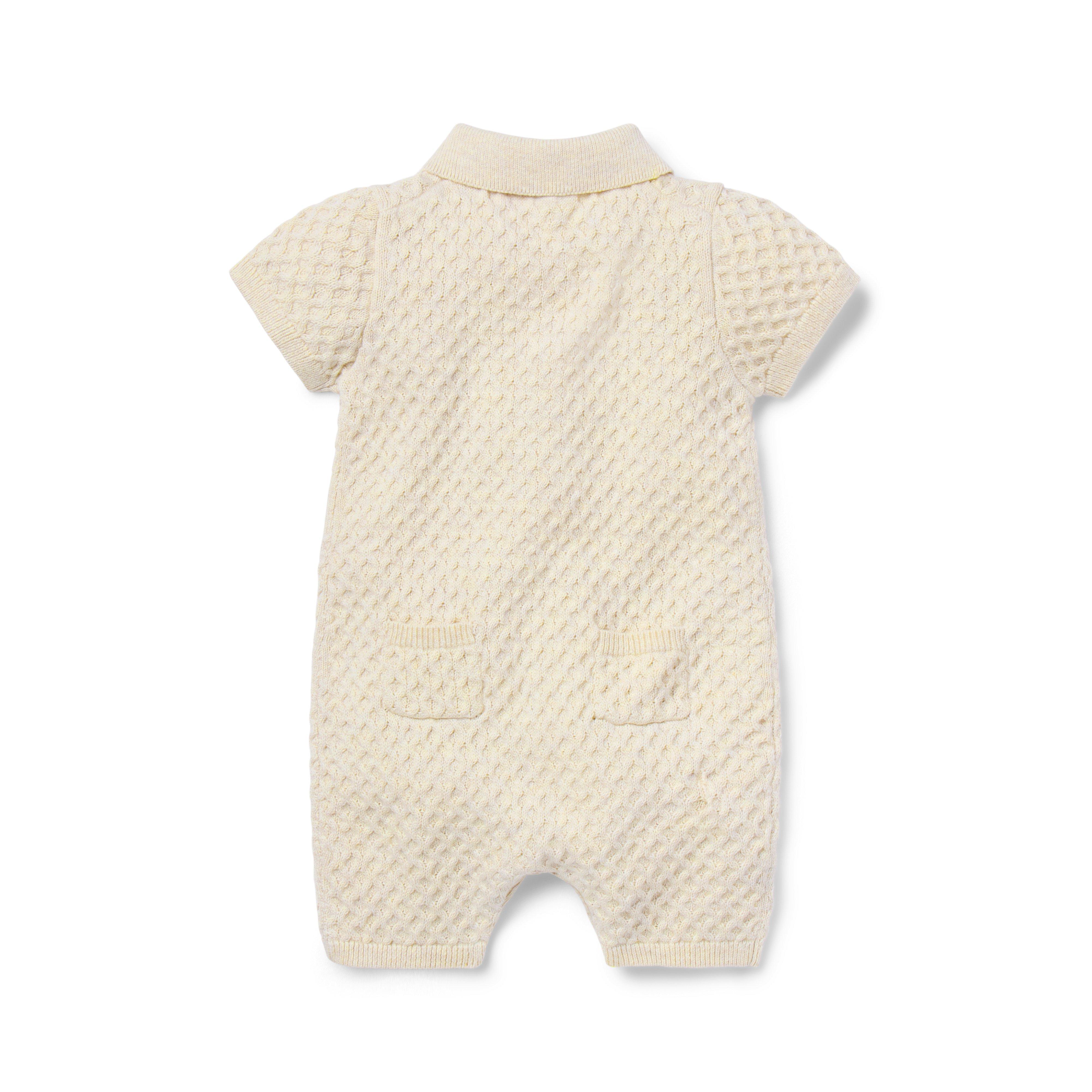 Baby Textured Knit Romper image number 1