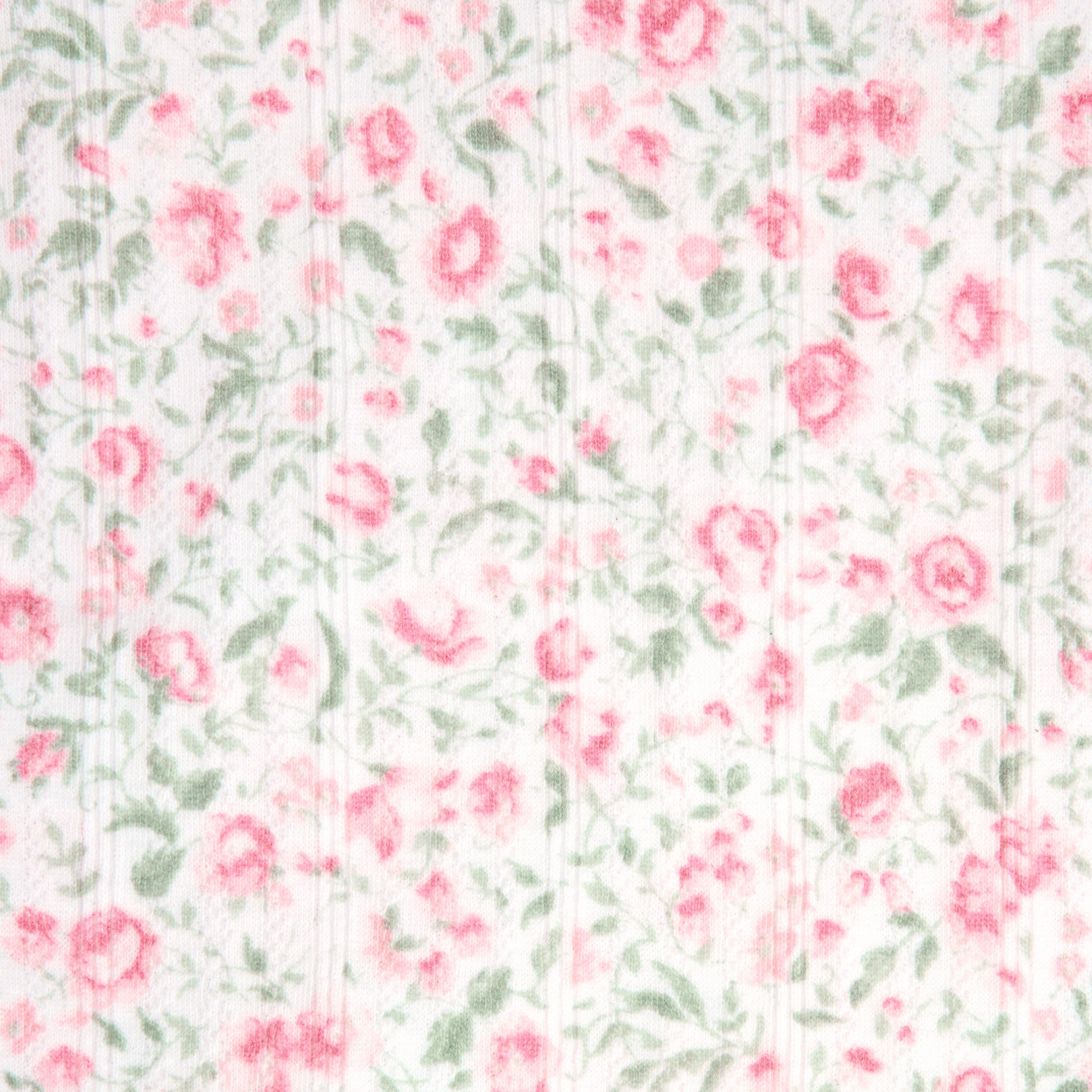 Baby Floral Pointelle Wrap Matching Set image number 2