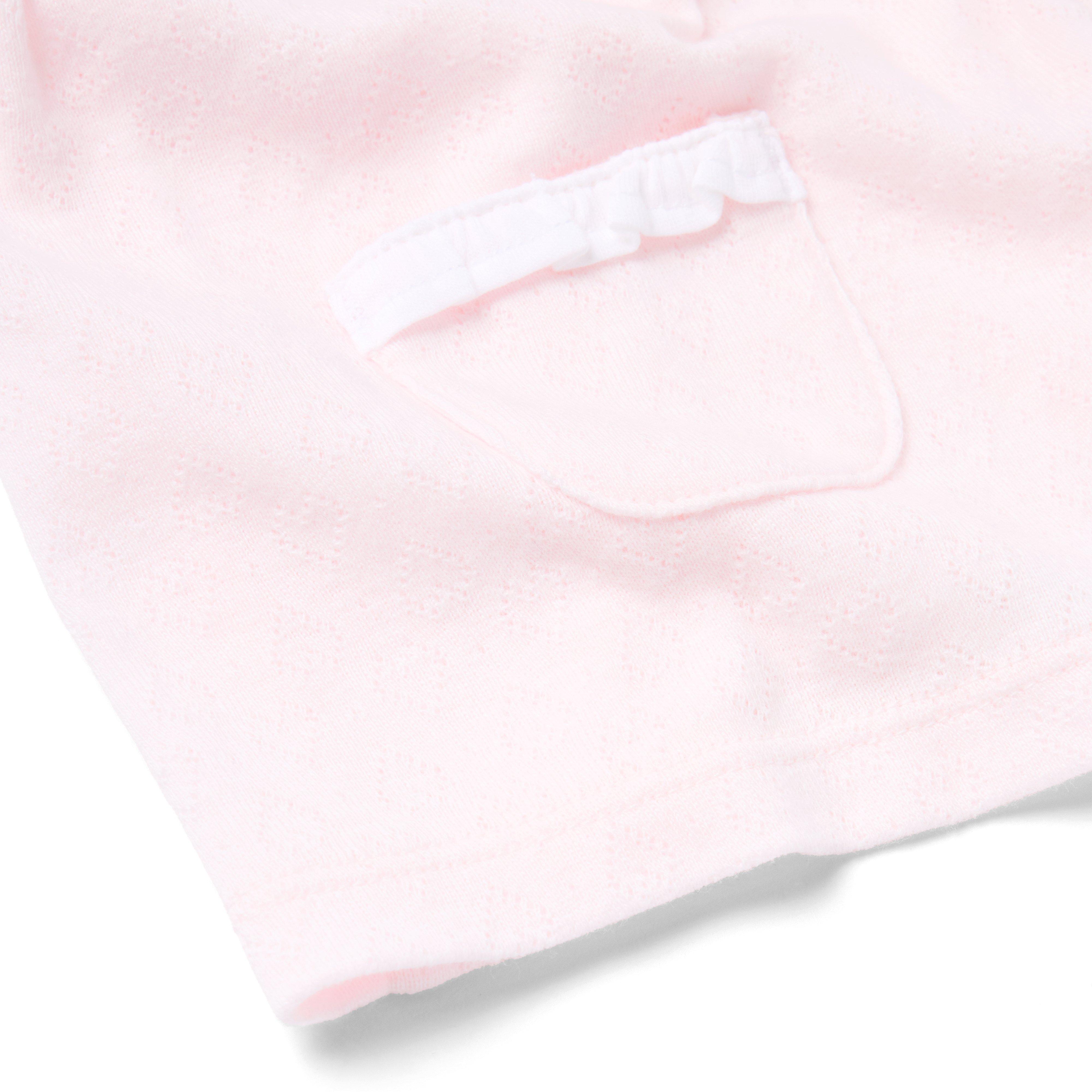 Baby Heart Pointelle Matching Set image number 2