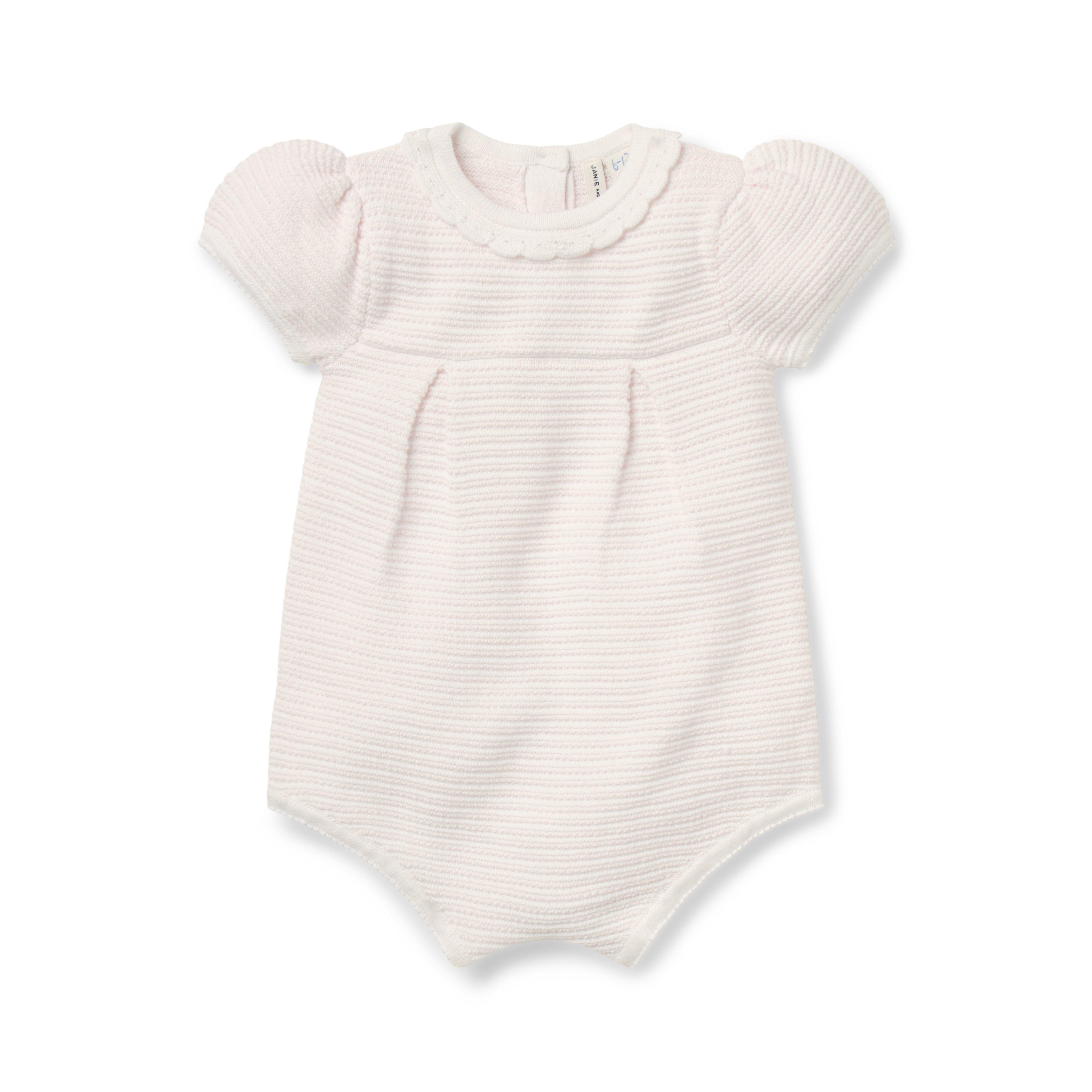 Baby Textured Striped Romper