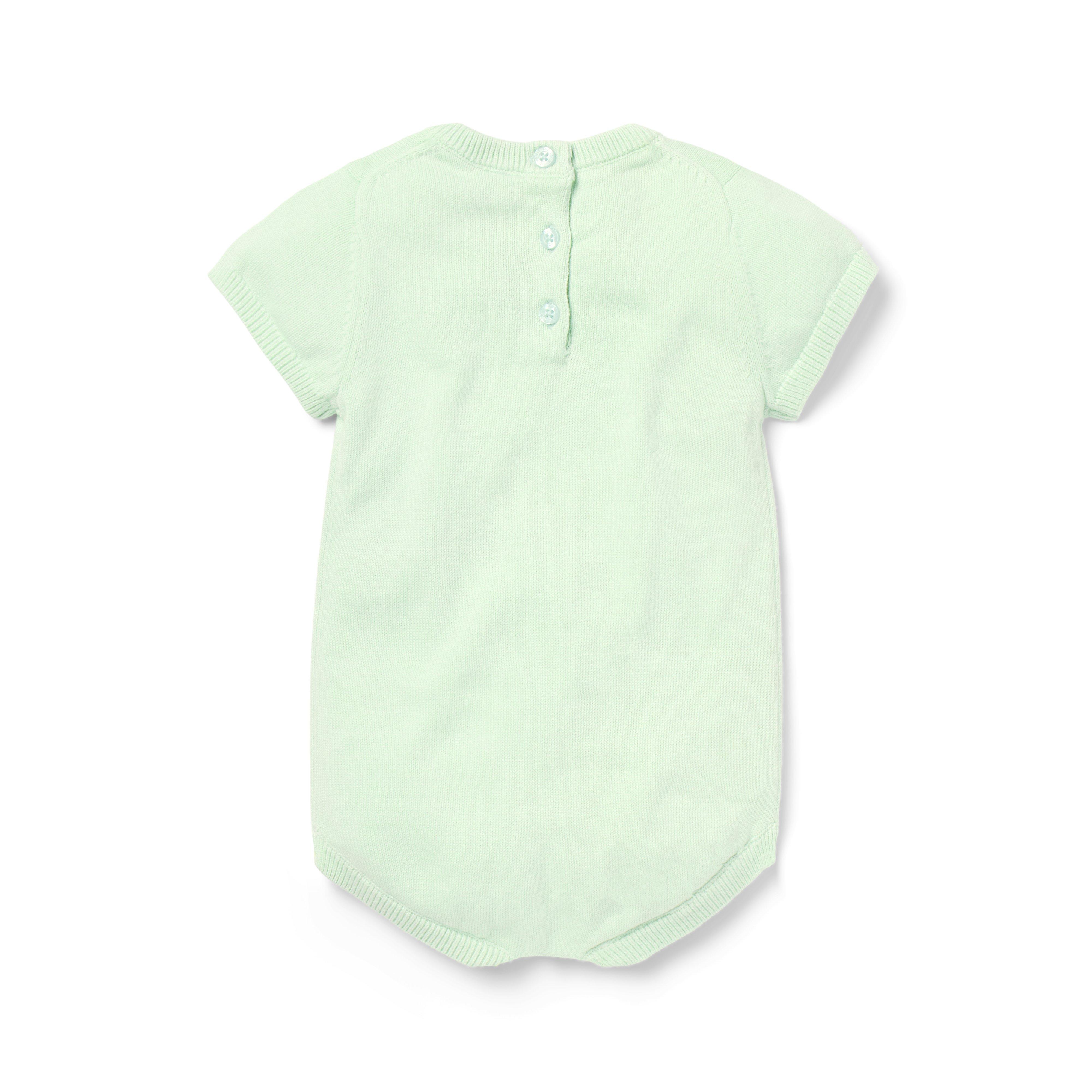 Baby Farm Animal Knit Romper image number 1