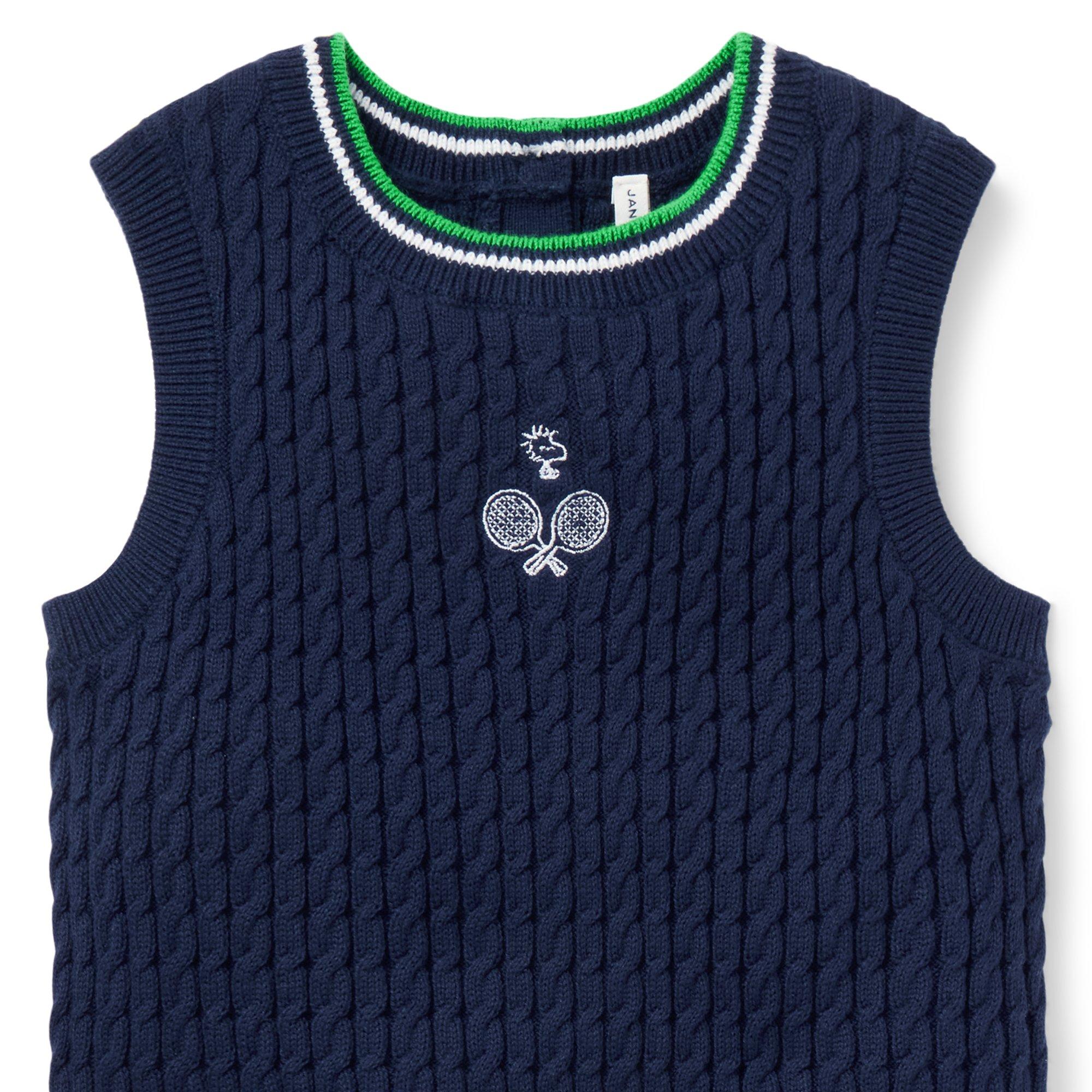 PEANUTS&trade; Woodstock Cable Knit Baby Romper image number 1