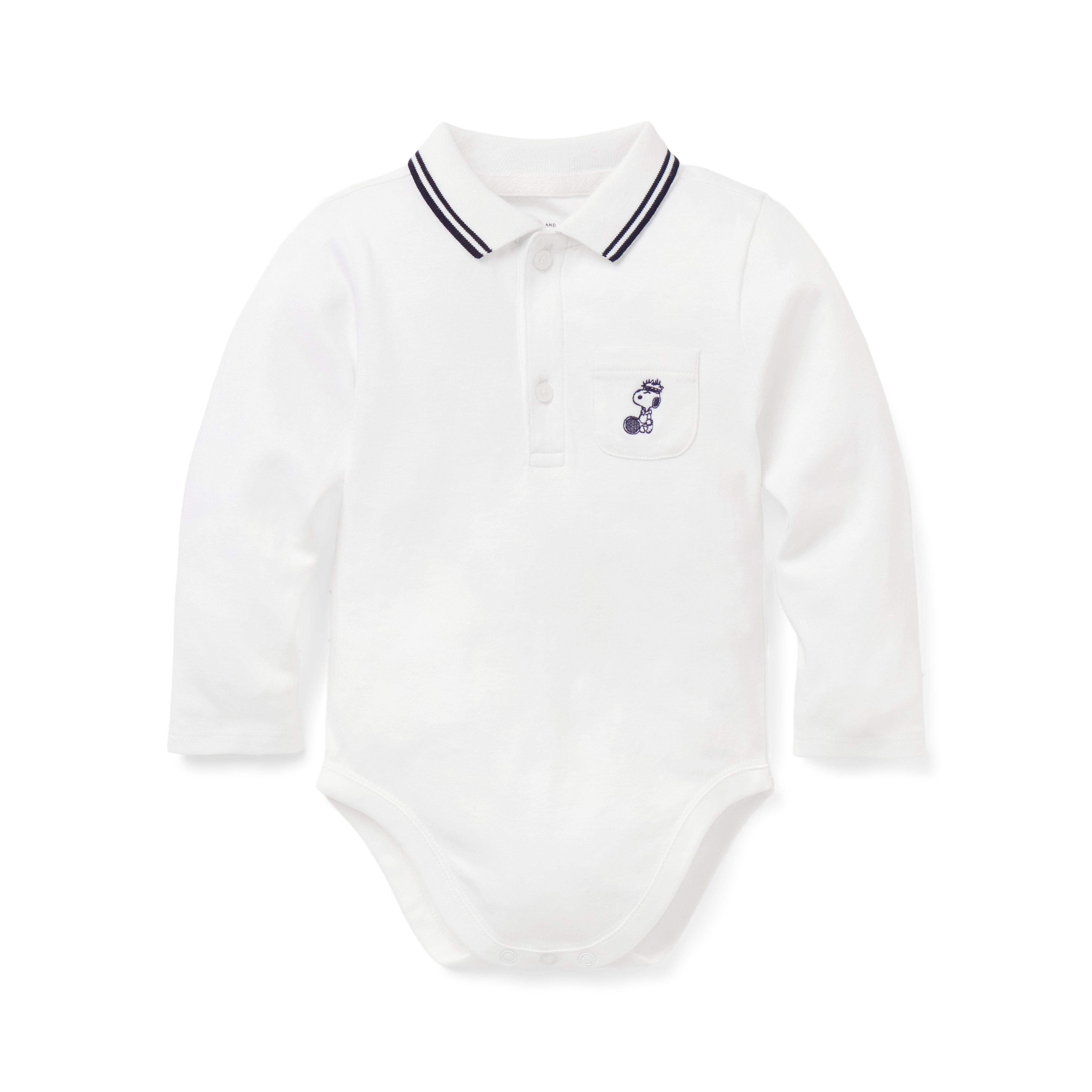 PEANUTS&trade; Snoopy Tennis Baby Polo Bodysuit