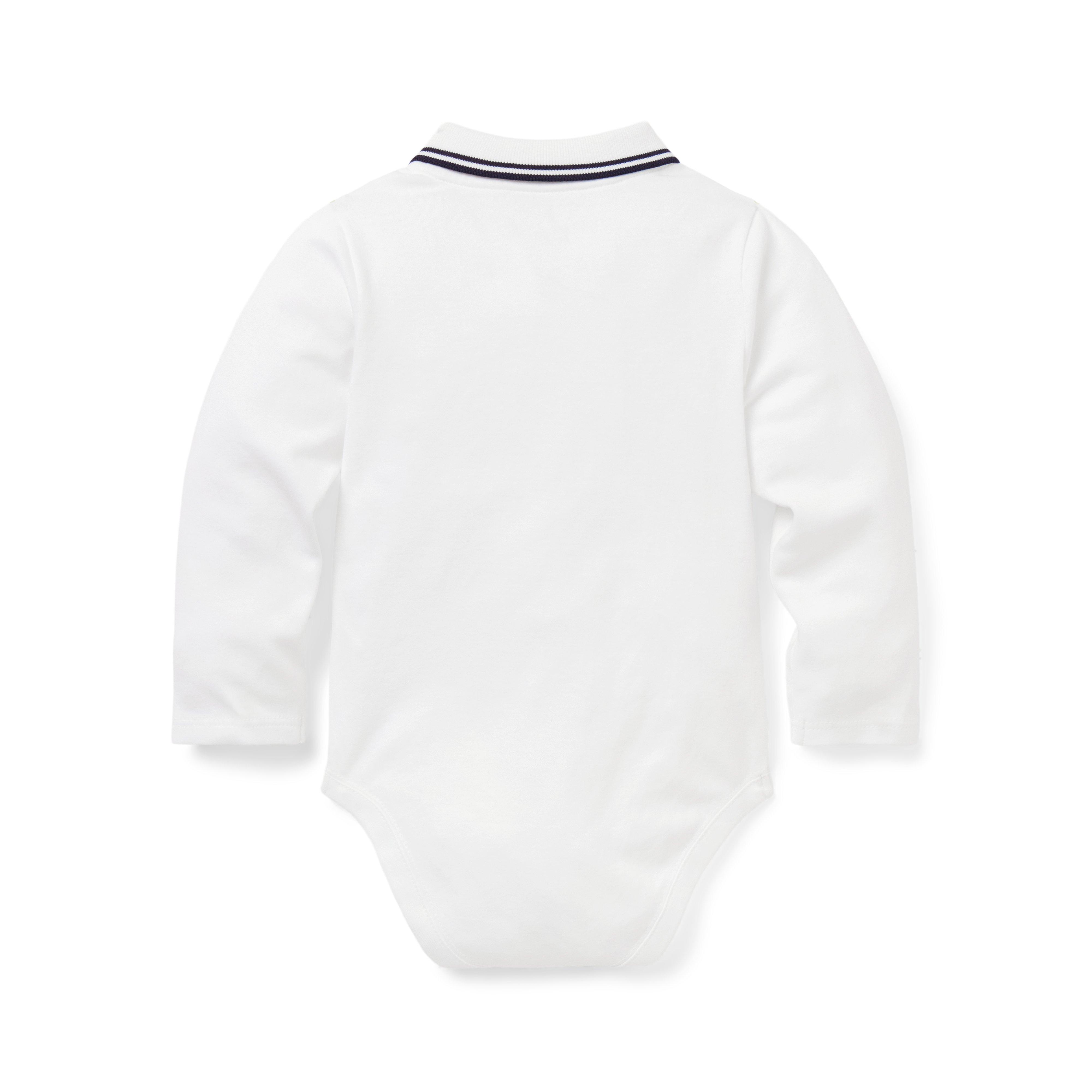 PEANUTS&trade; Snoopy Tennis Baby Polo Bodysuit image number 2