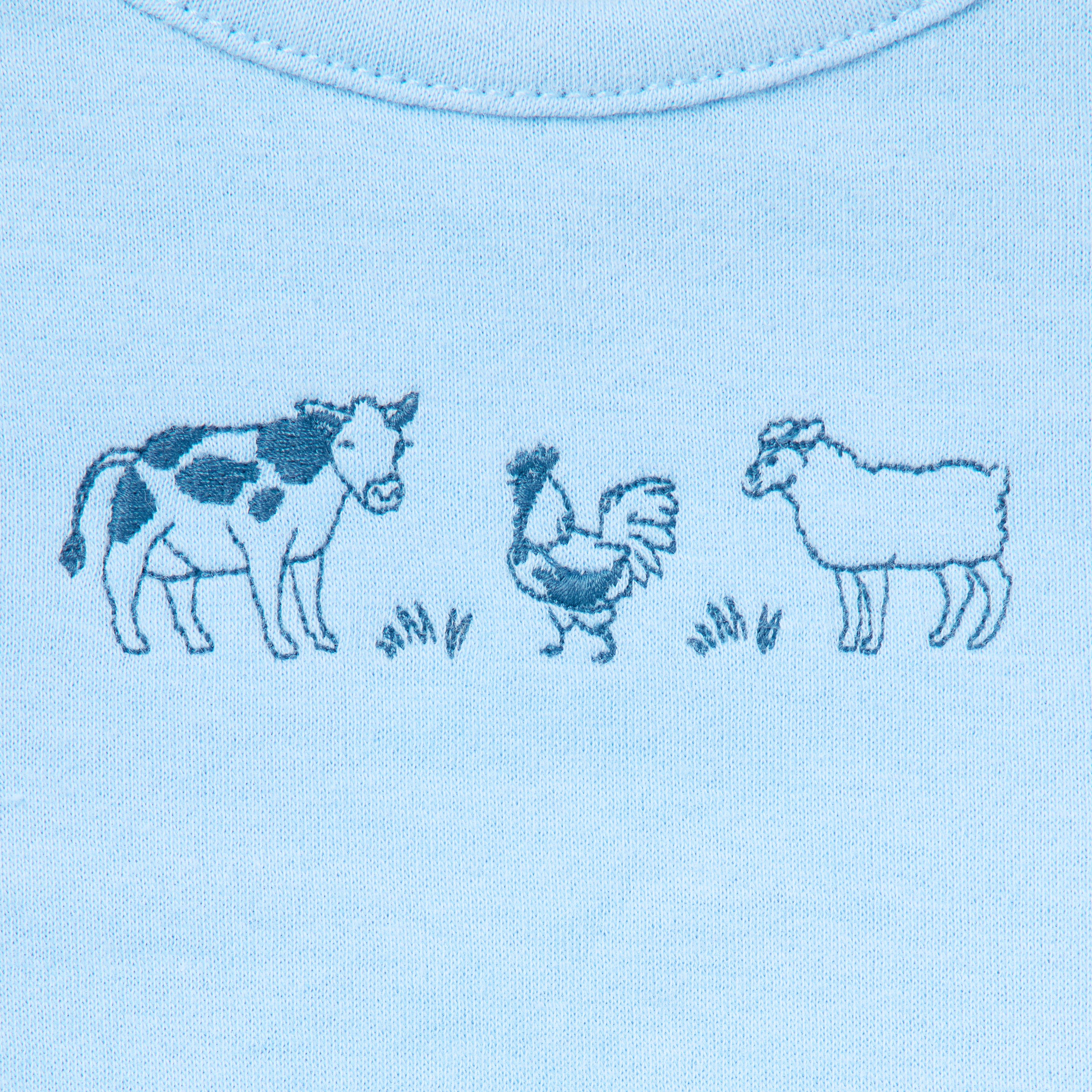 Baby Embroidered Farm Animal 3-Piece Set image number 1