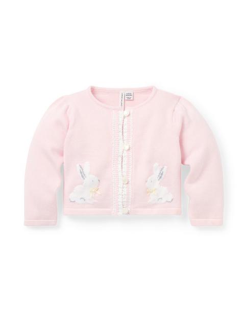 The Bunny Baby Cardigan - Pink Blossom