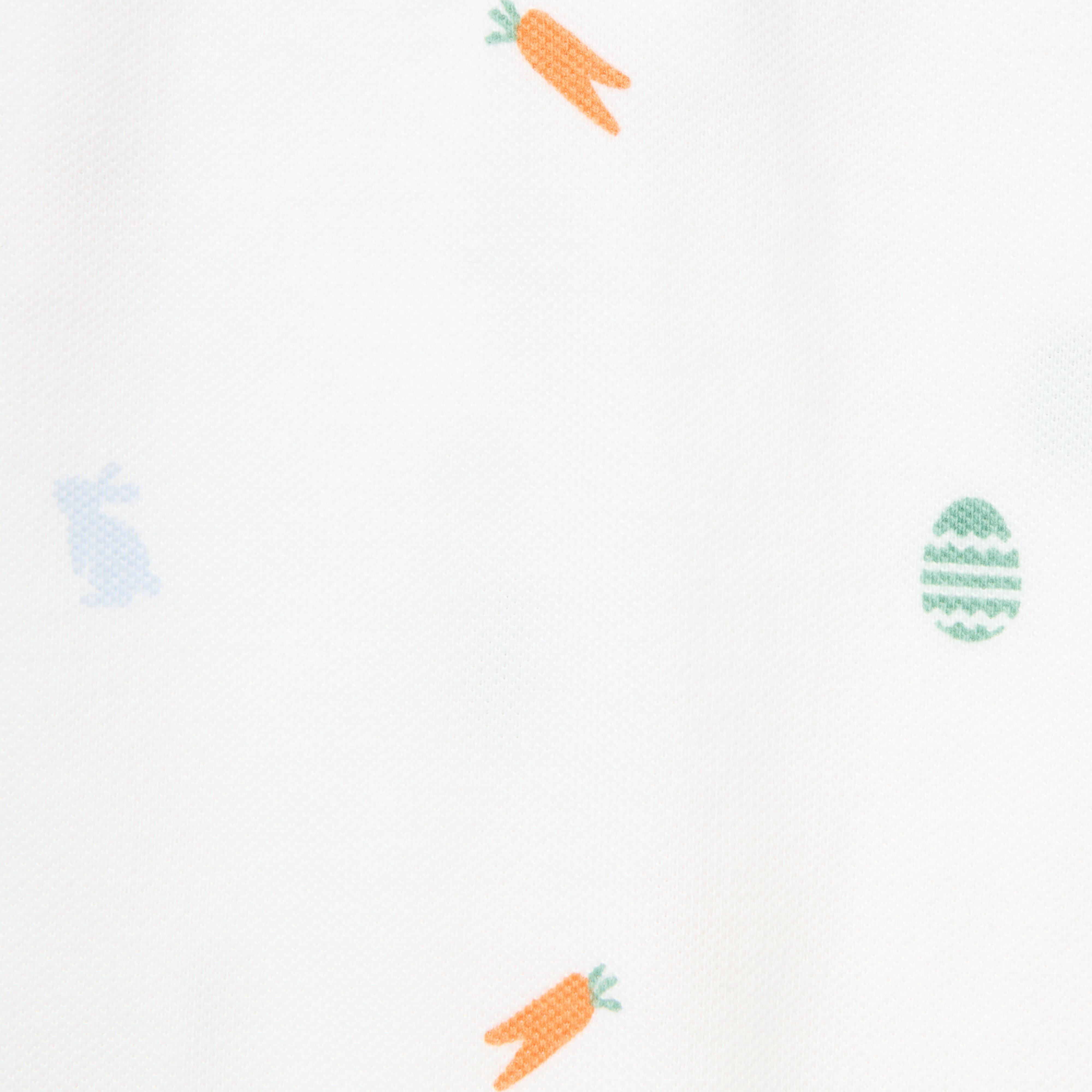 Baby Bunny Collared Pique Romper image number 1