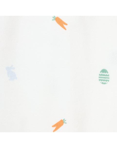 Baby Bunny Collared Pique Romper