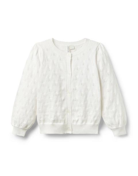 The Pointelle Cardigan