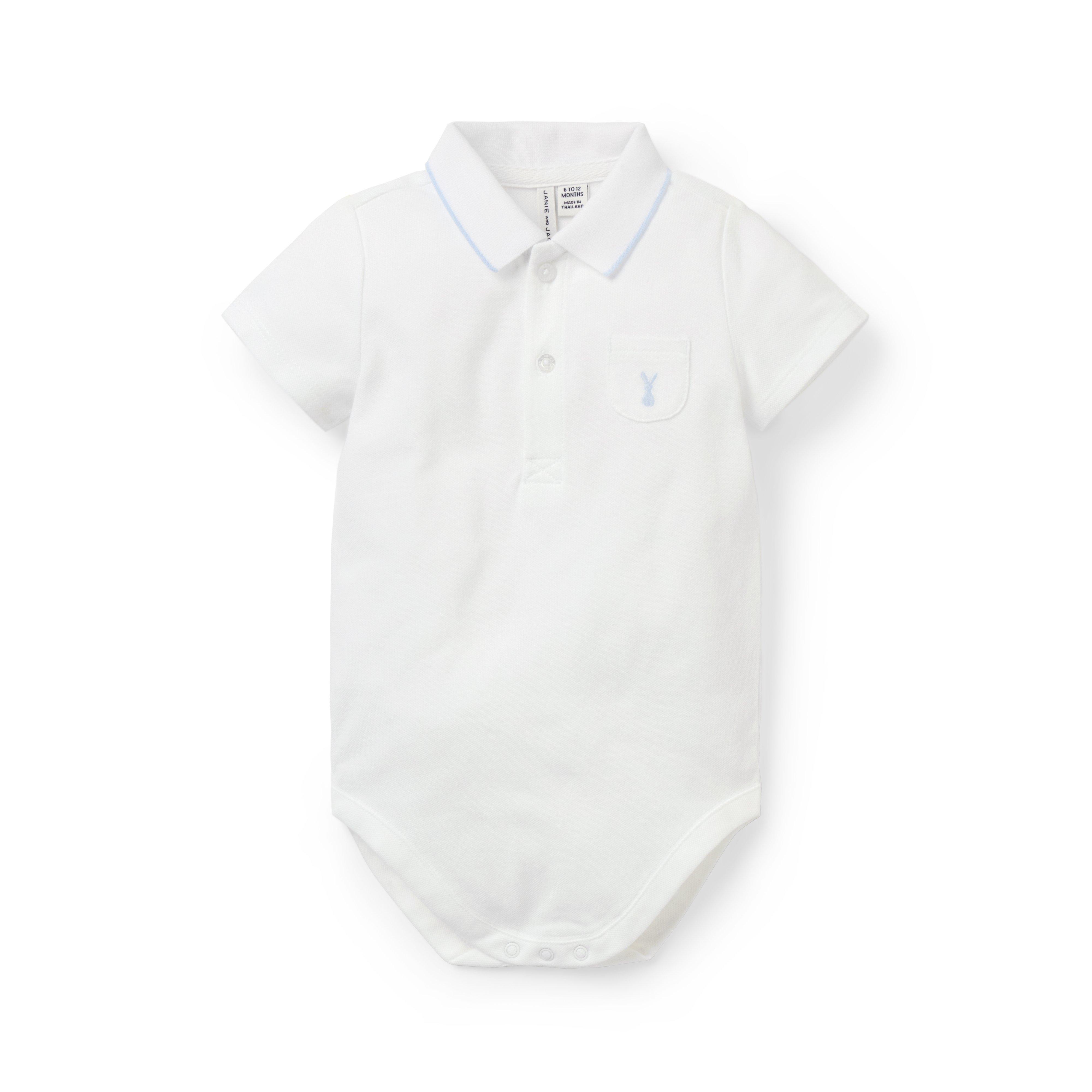 Baby Bunny Pique Polo Bodysuit