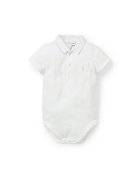 Baby Bunny Pique Polo Bodysuit