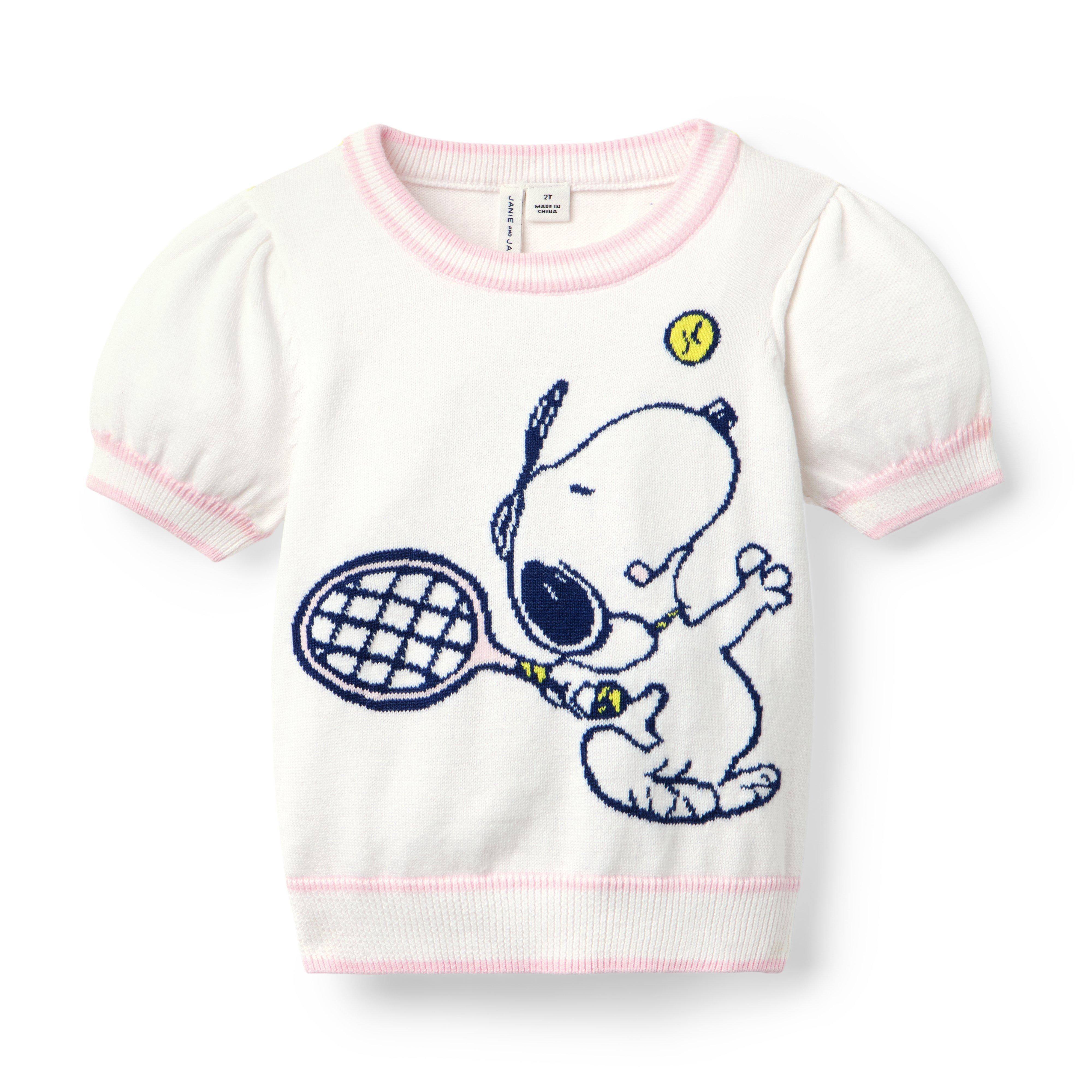 Peanuts Snoopy Tennis Sweater Top