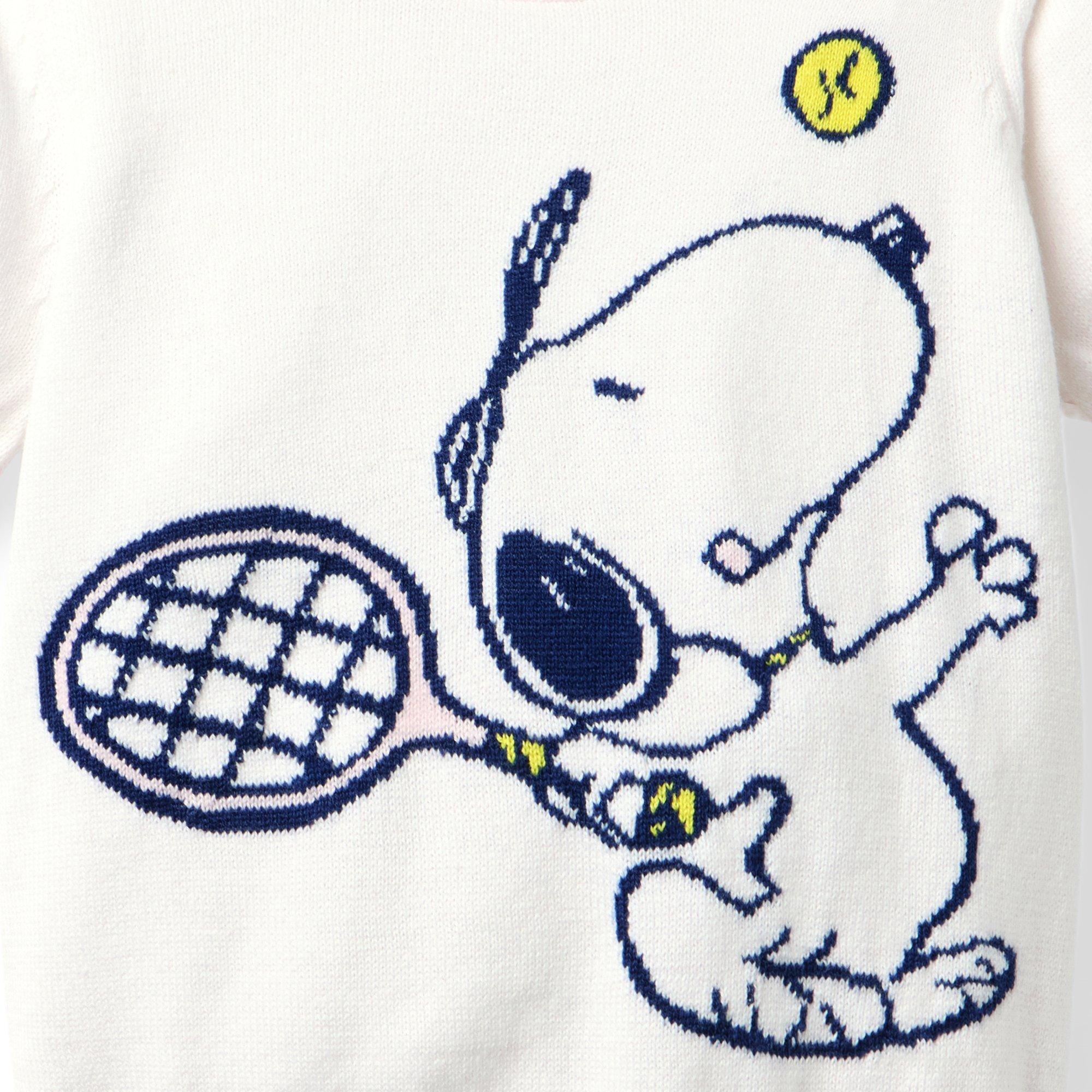 Peanuts Snoopy Tennis Sweater Top image number 1
