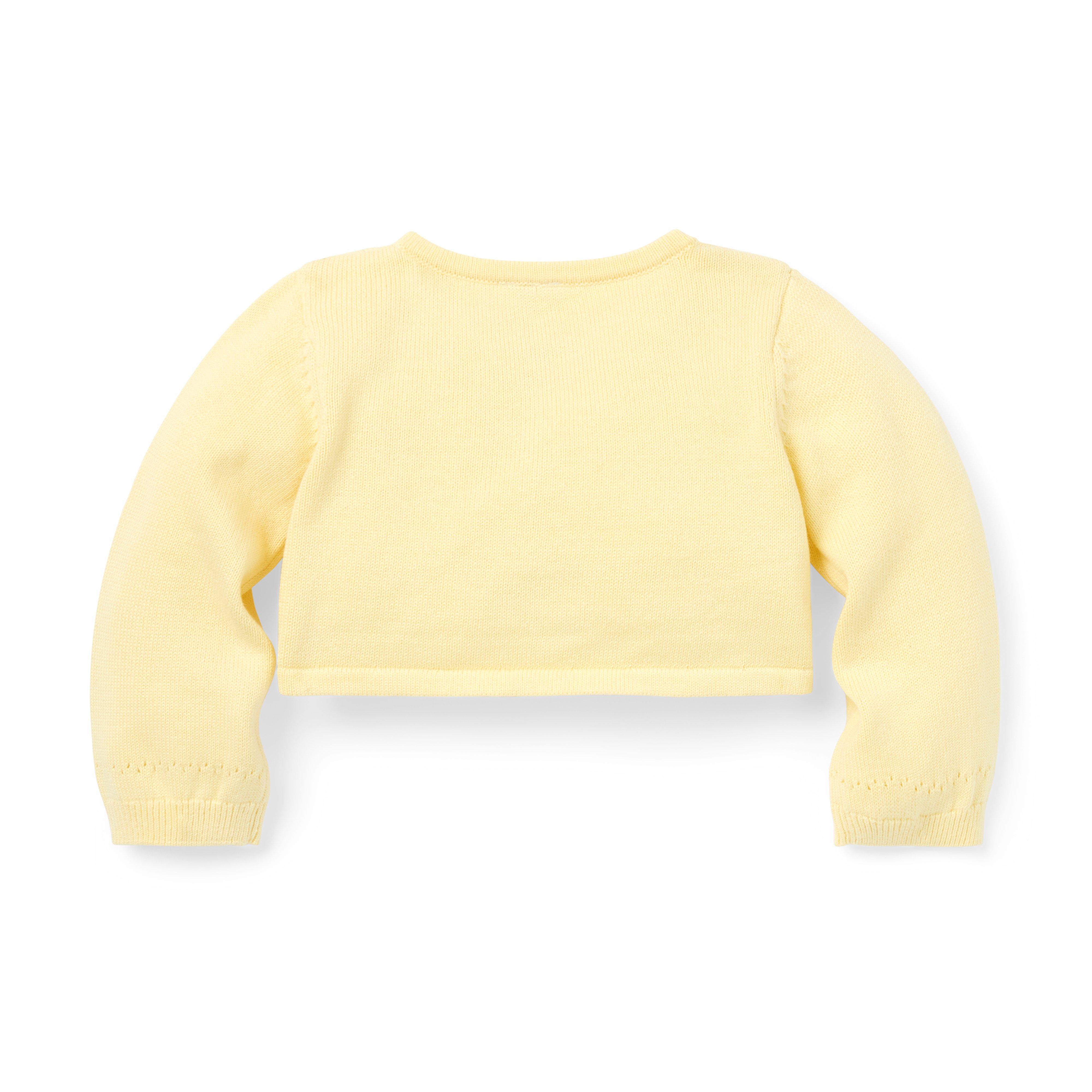 Baby Embroidered Floral Cropped Cardigan image number 2