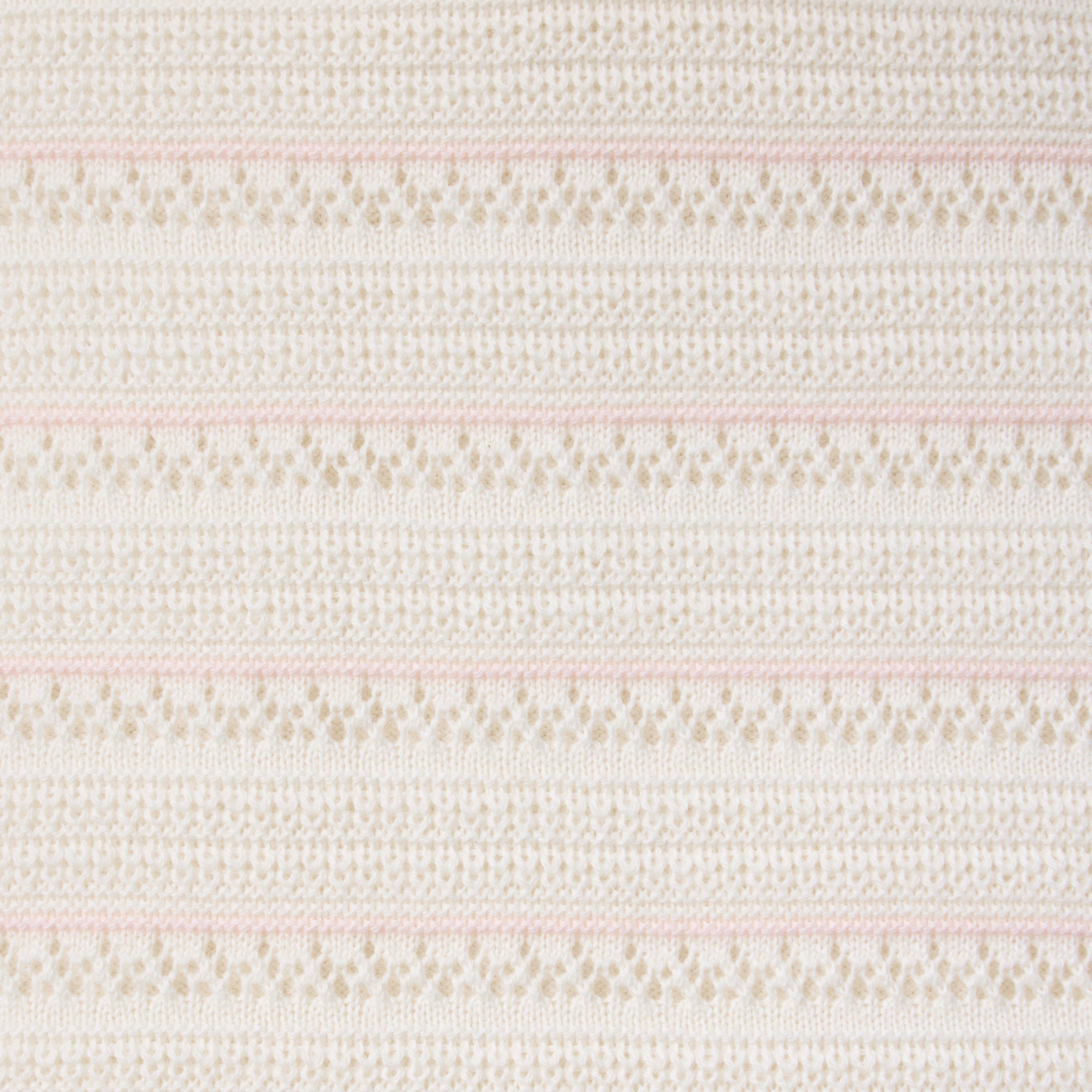 Striped Ruffle Sweater Dress image number 1