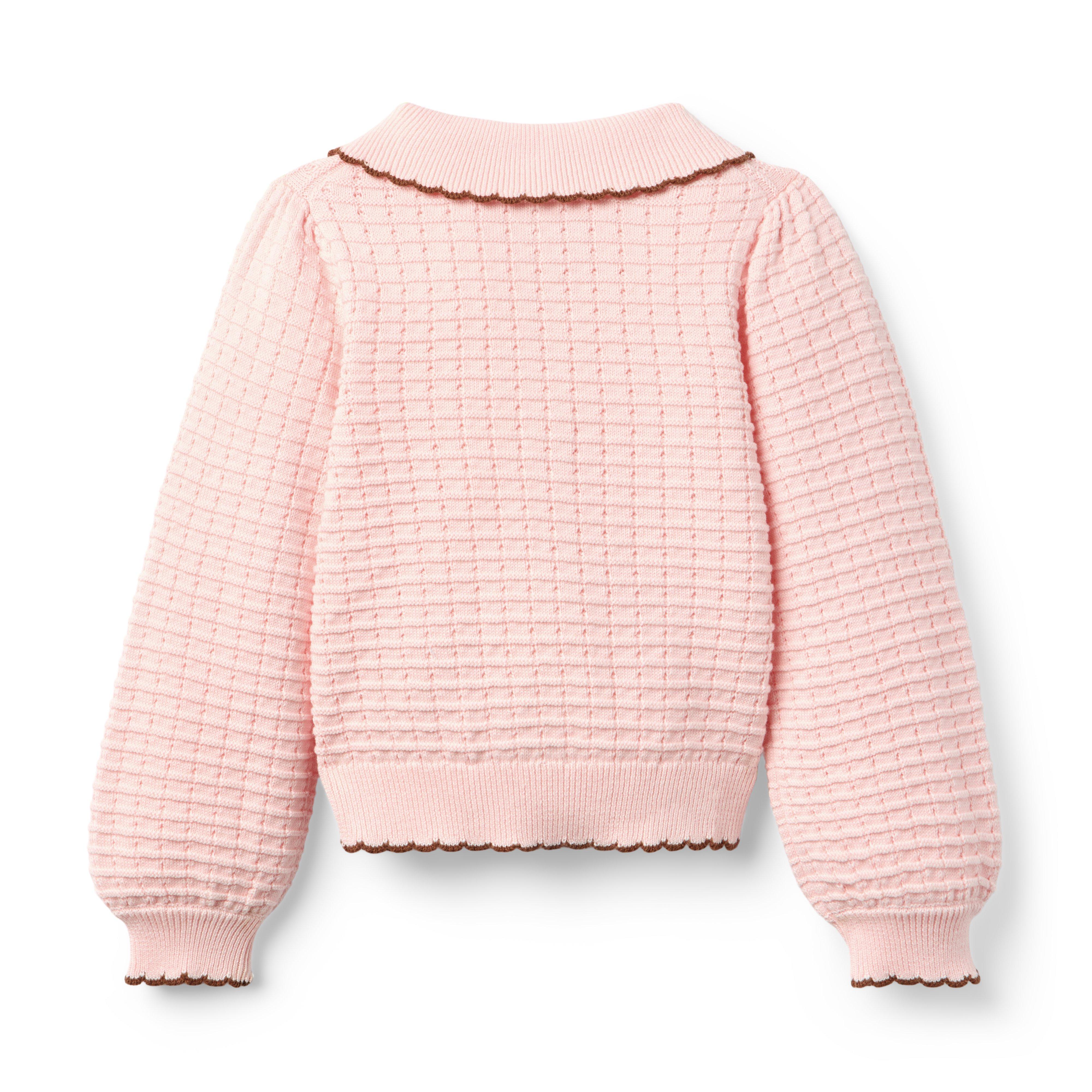 Textured Collared Sweater image number 2