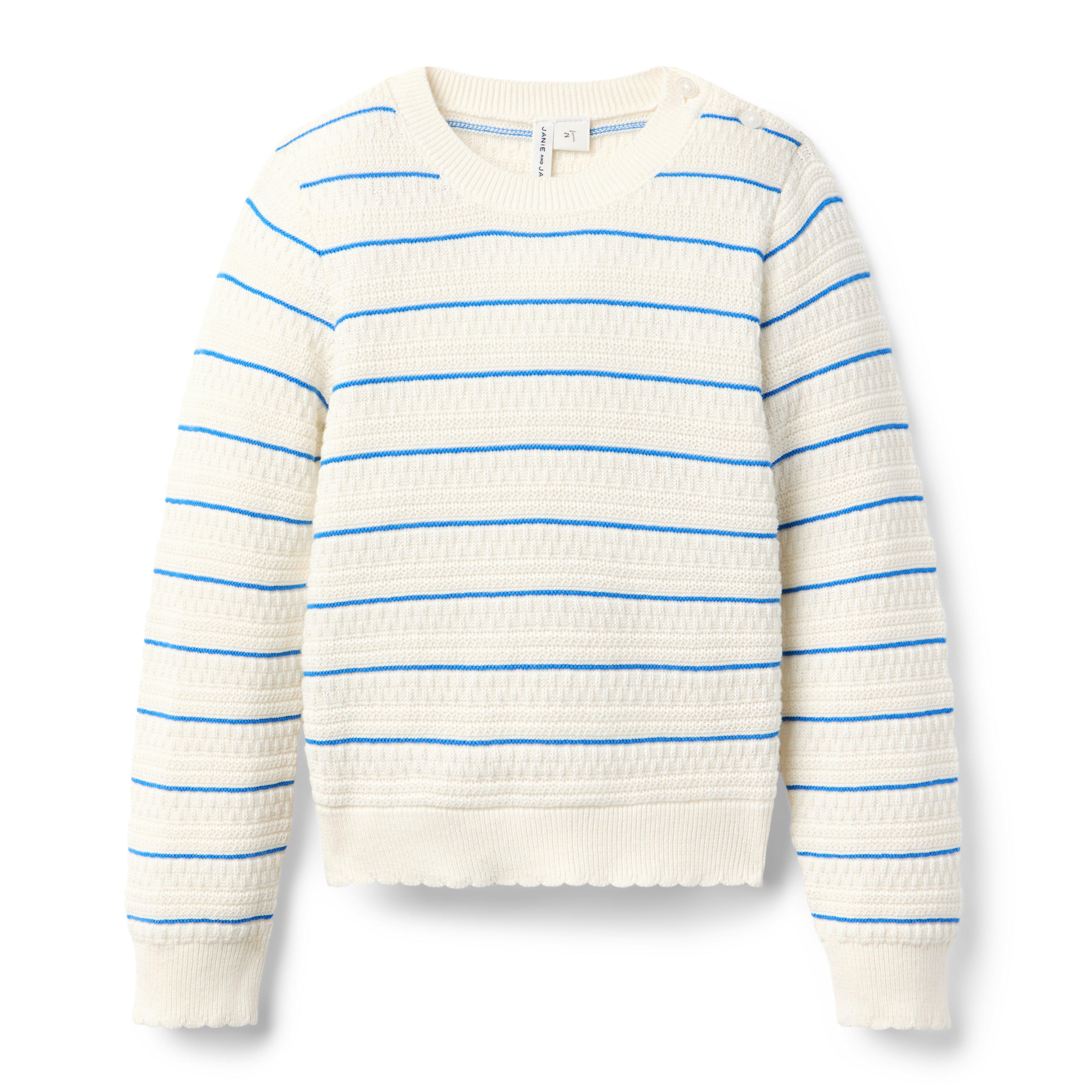 Textured Striped Sweater