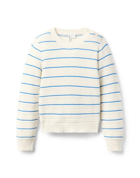 Textured Striped Sweater