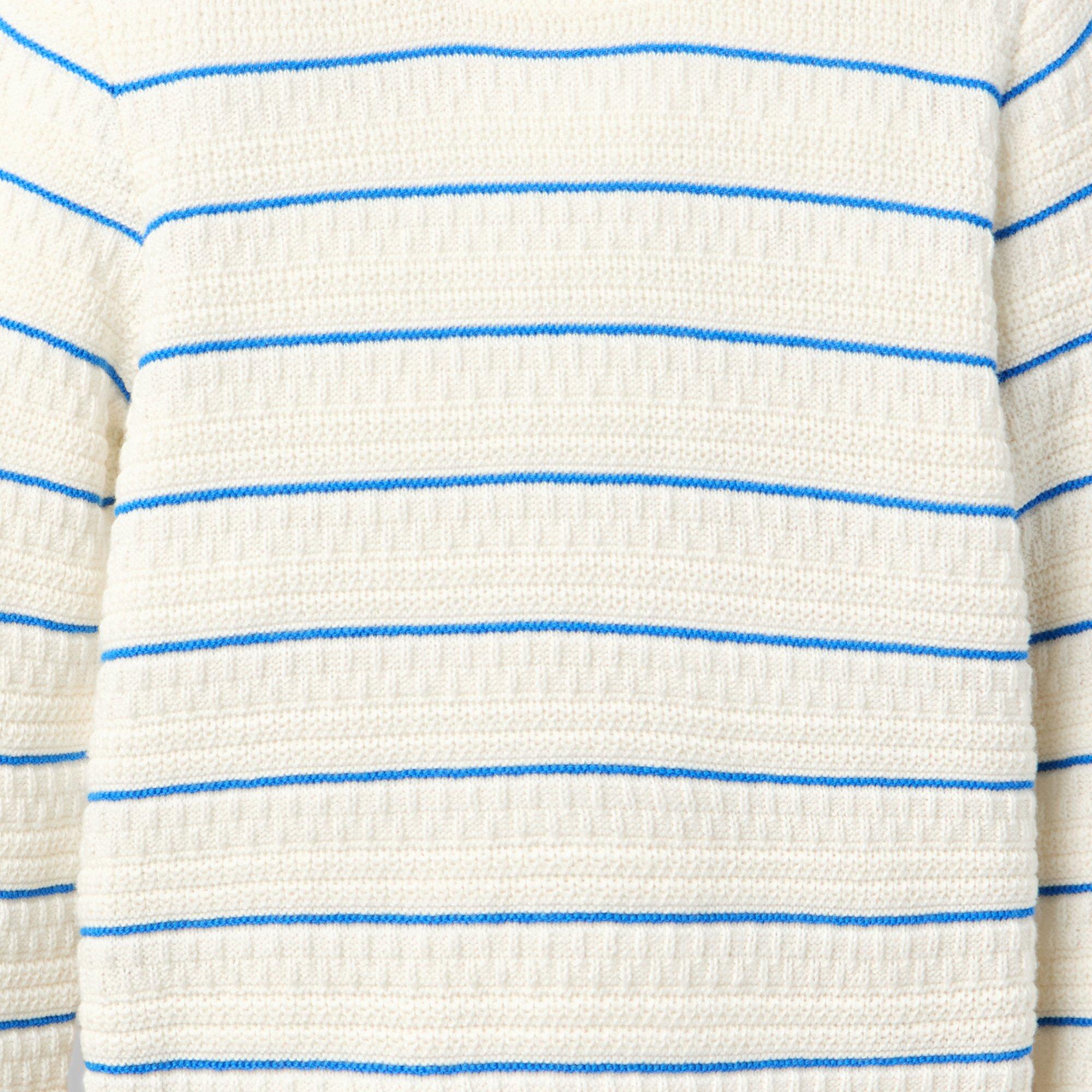 Textured Striped Sweater image number 1