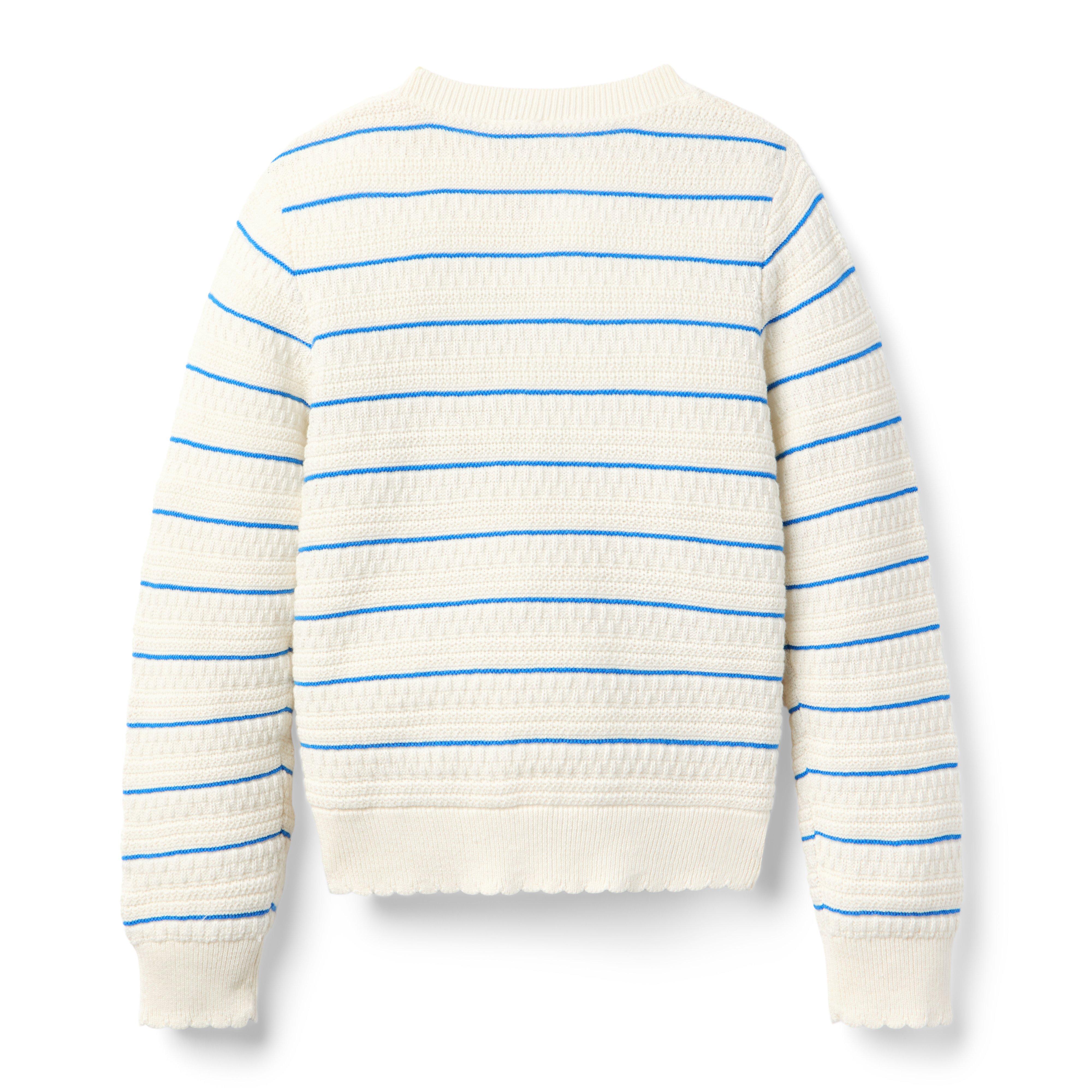 Textured Striped Sweater image number 2