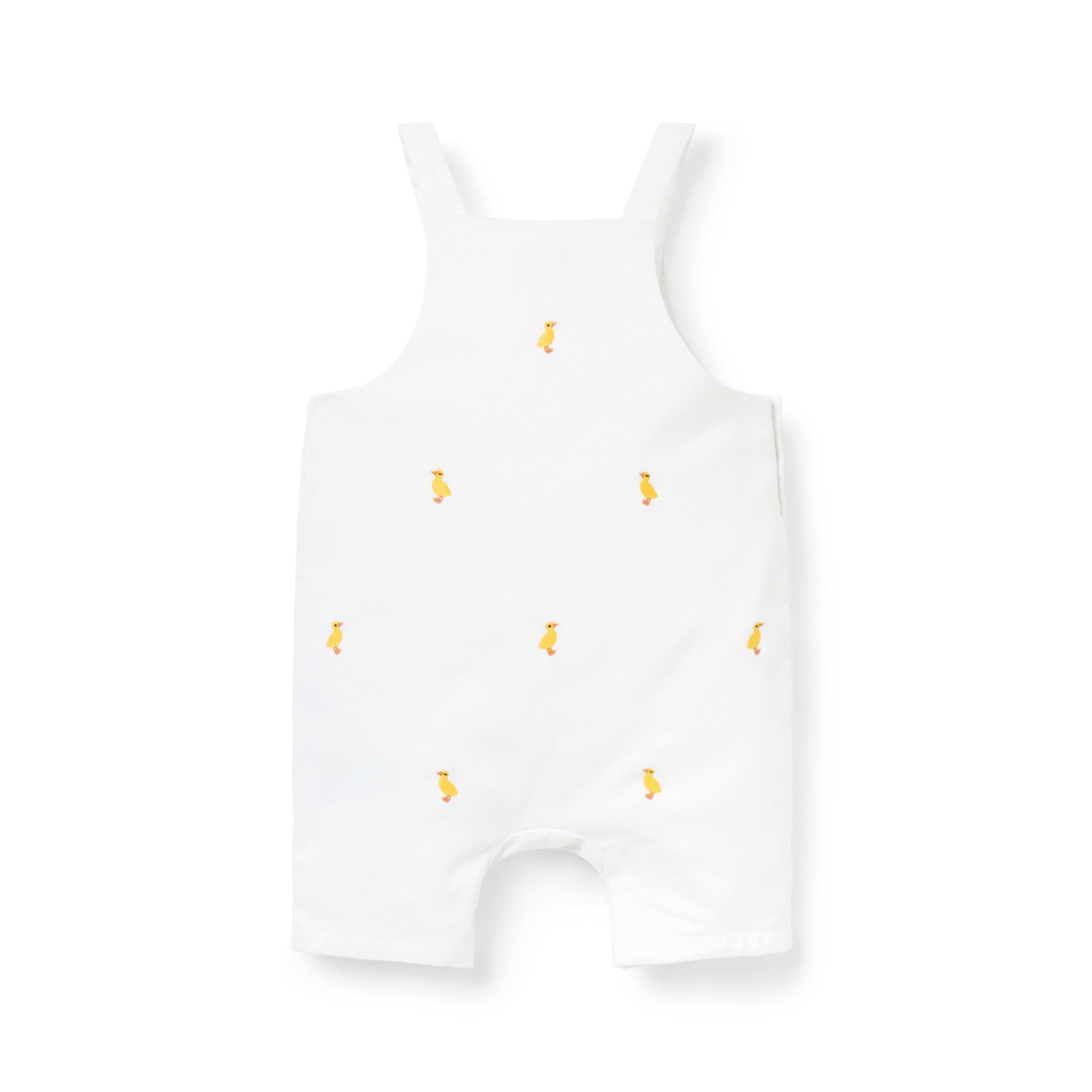 Baby Embroidered Duck Overall image number 2