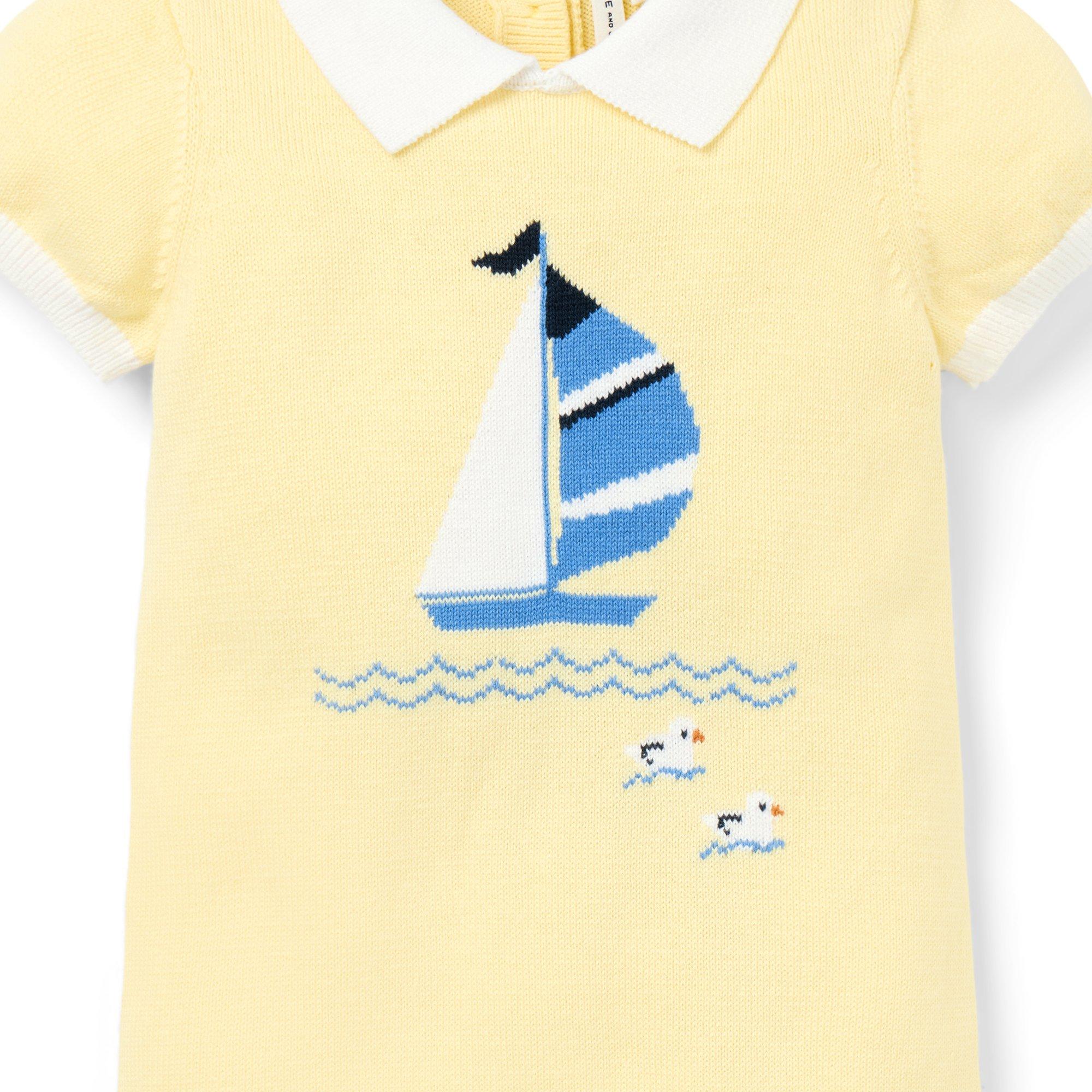 Baby Sailboat Romper image number 1