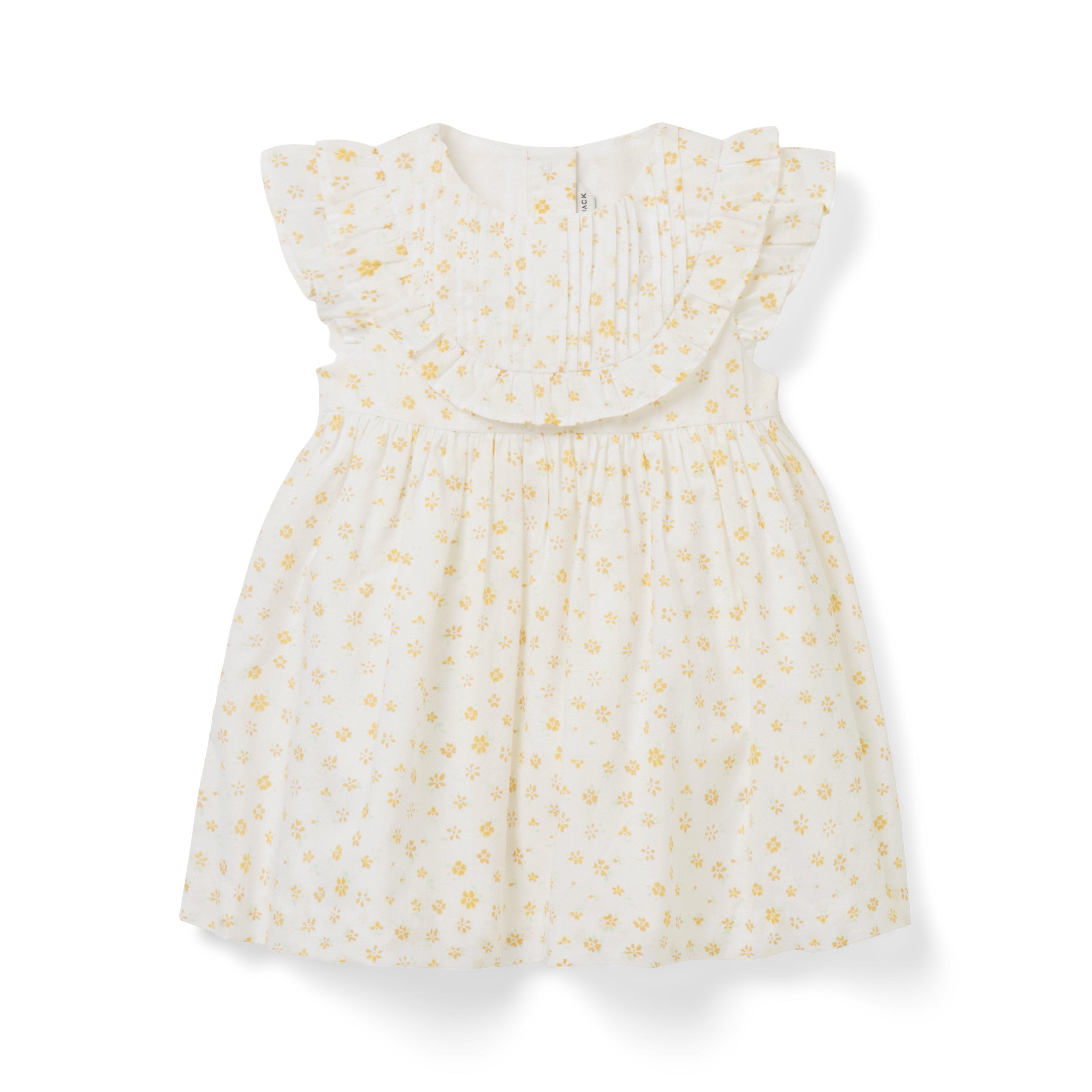 Baby Floral Pintuck Dress