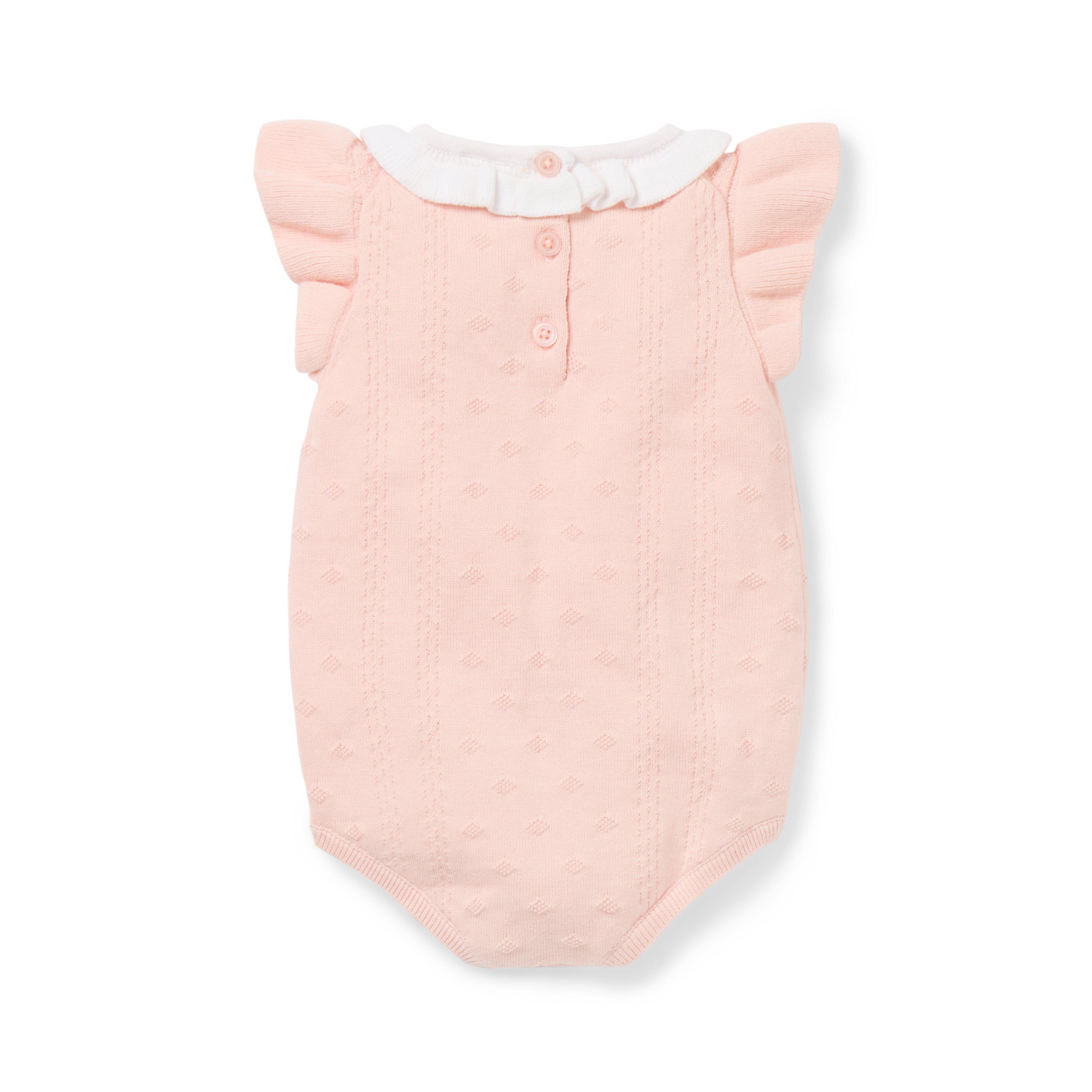 Baby Pointelle Sweater Romper image number 1
