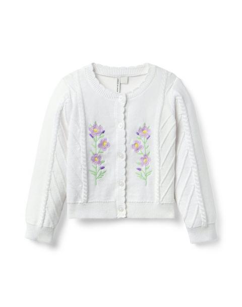 Embroidered Floral Cardigan