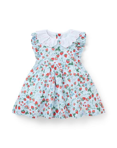 Baby Strawberry Floral Dress