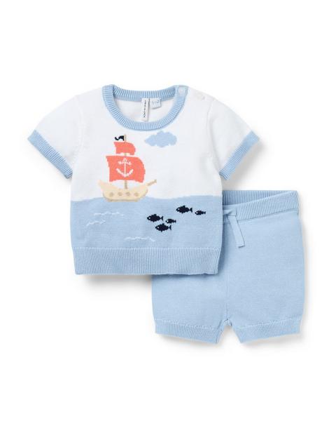 Baby Pirate Ship Matching Set