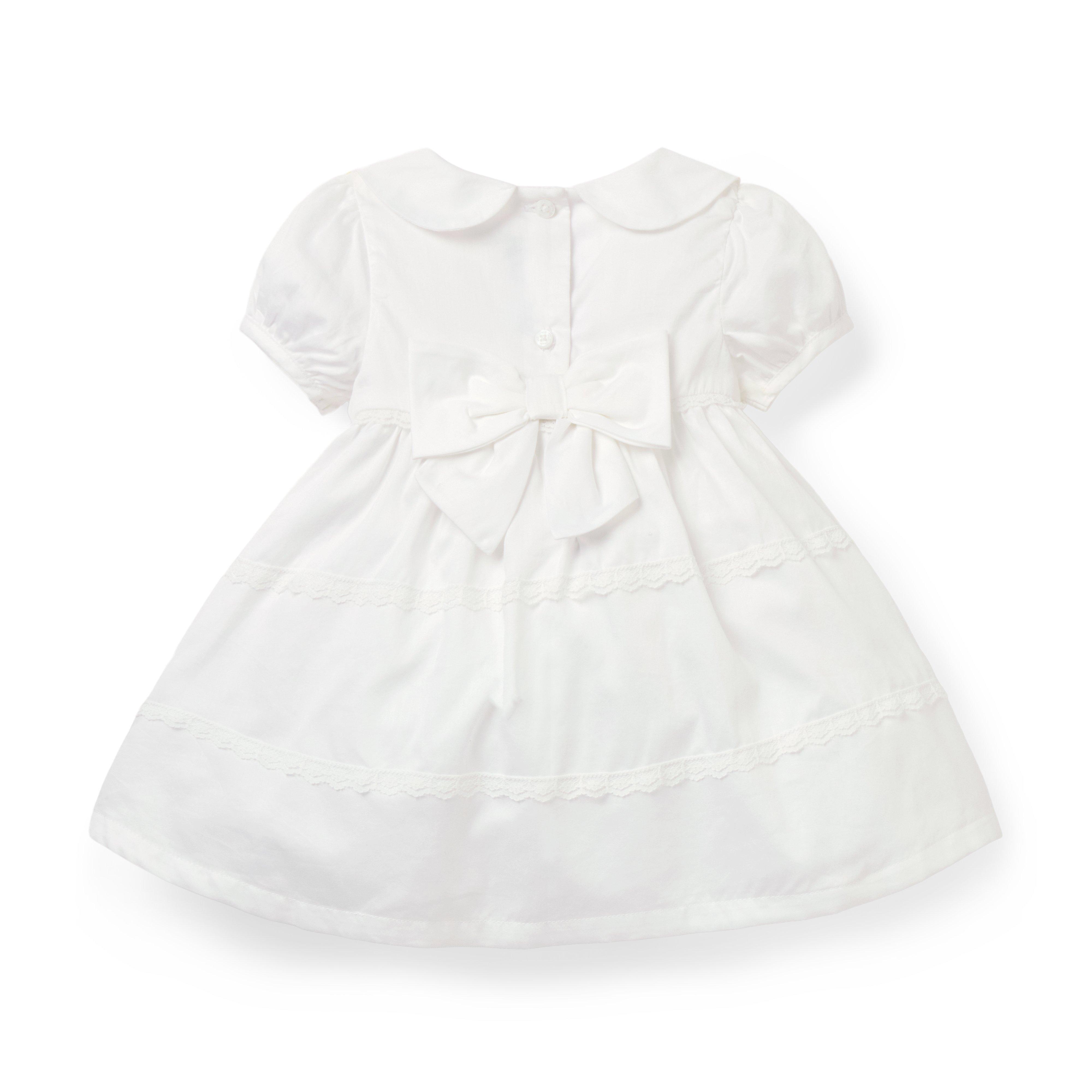 The Lace Trim Collared Baby Dress image number 2