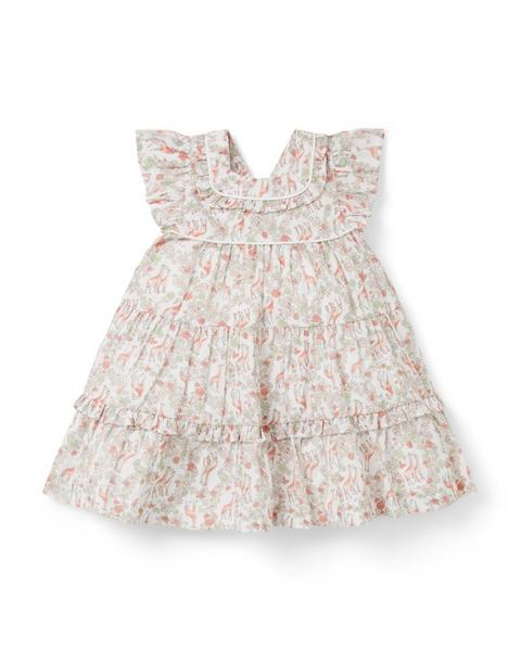 Baby Giraffe Ditsy Floral Dress