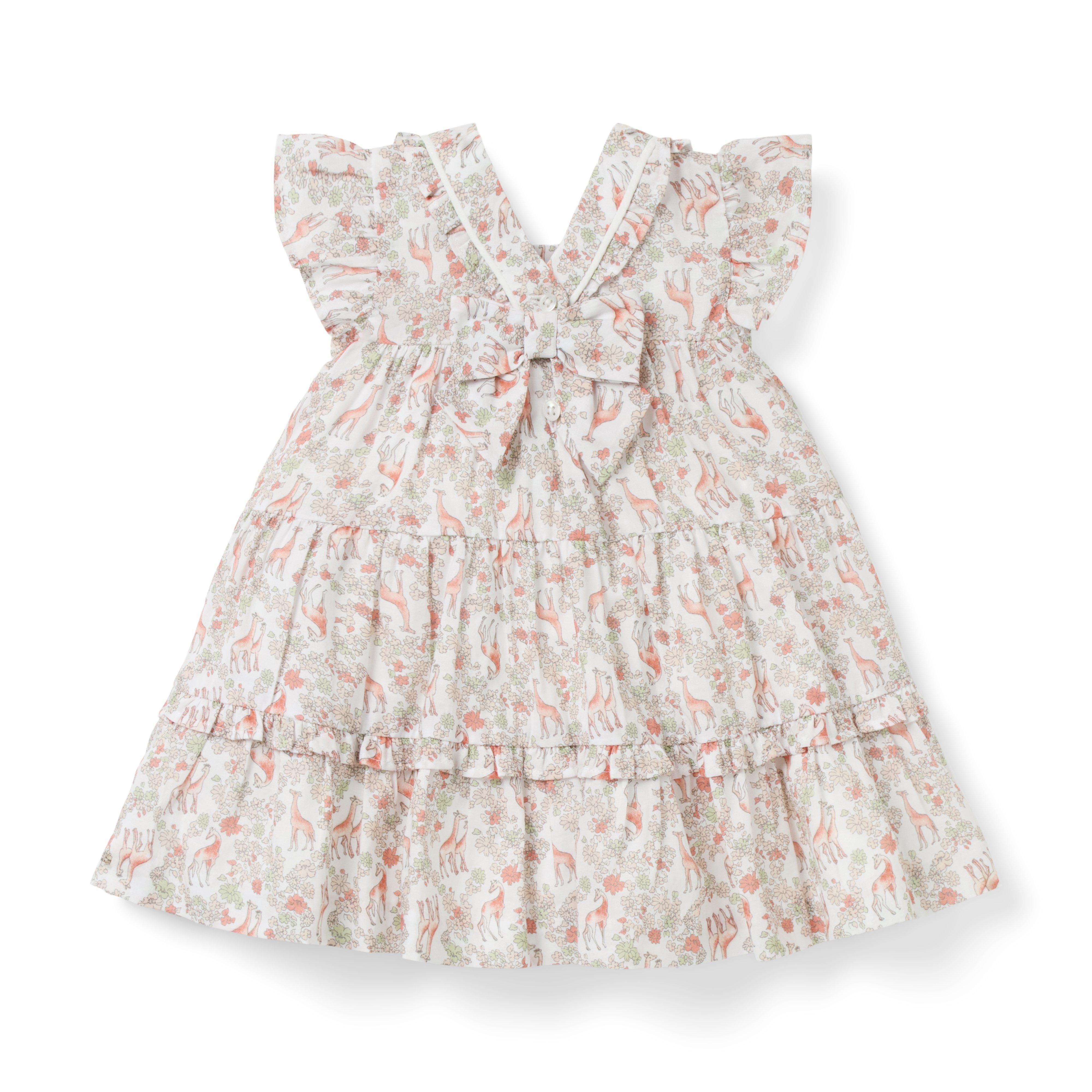 Baby Giraffe Ditsy Floral Dress image number 2