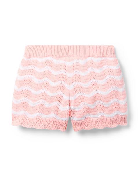 Striped Sweater Short