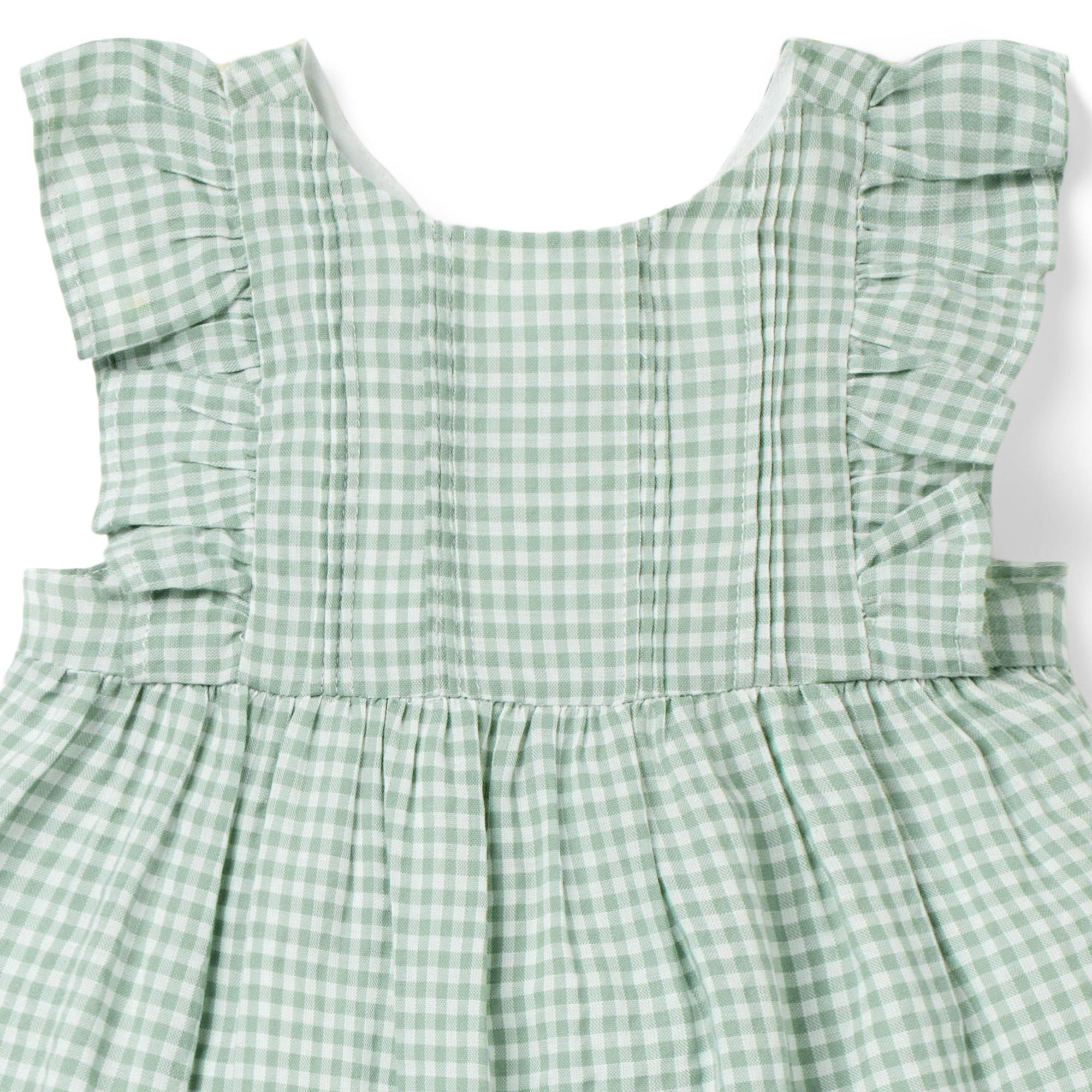 Baby Gingham Ruffle Romper image number 1