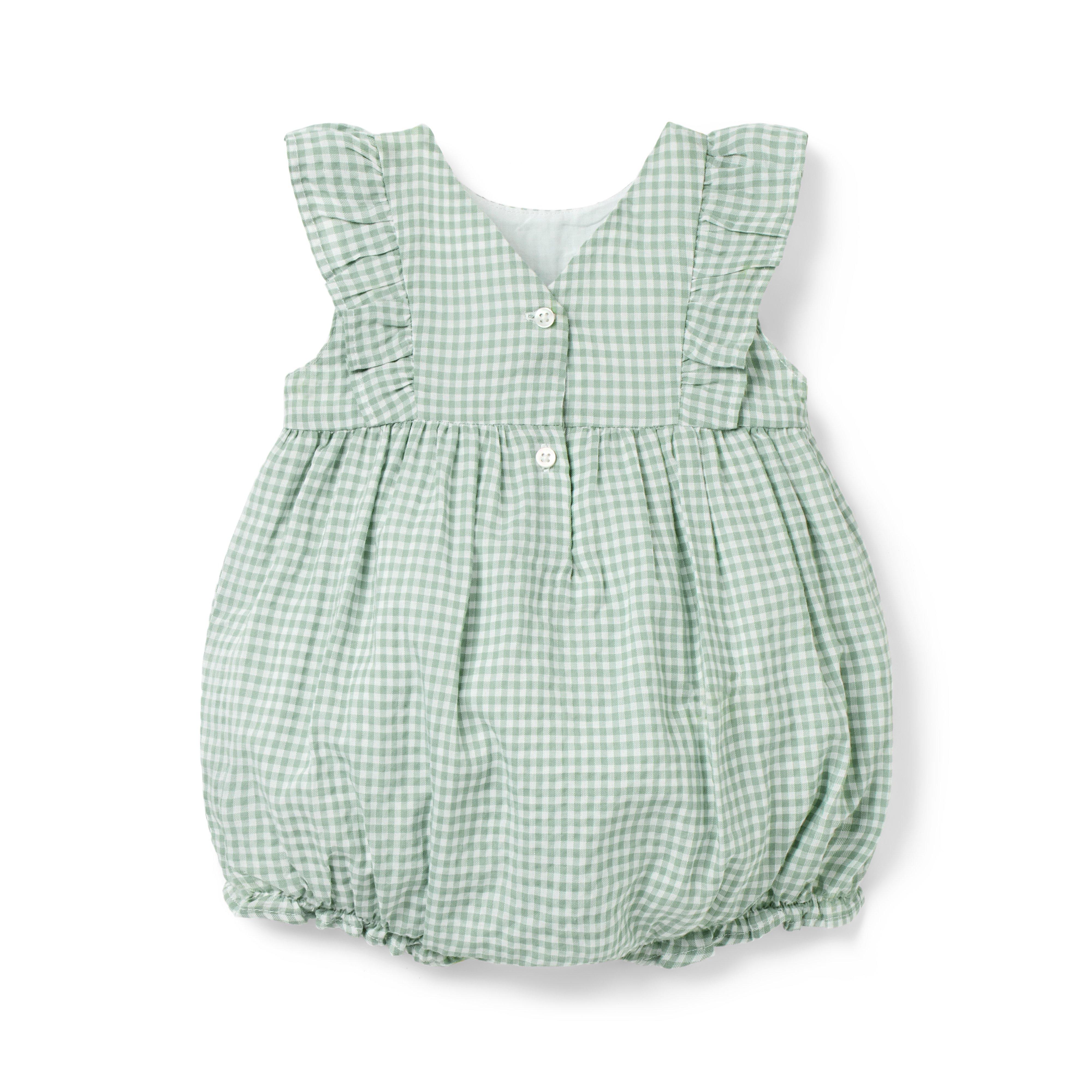 Baby Gingham Ruffle Romper image number 2