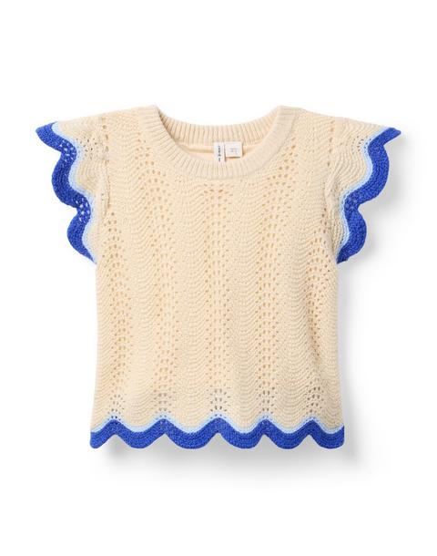 The Crochet Scalloped Top