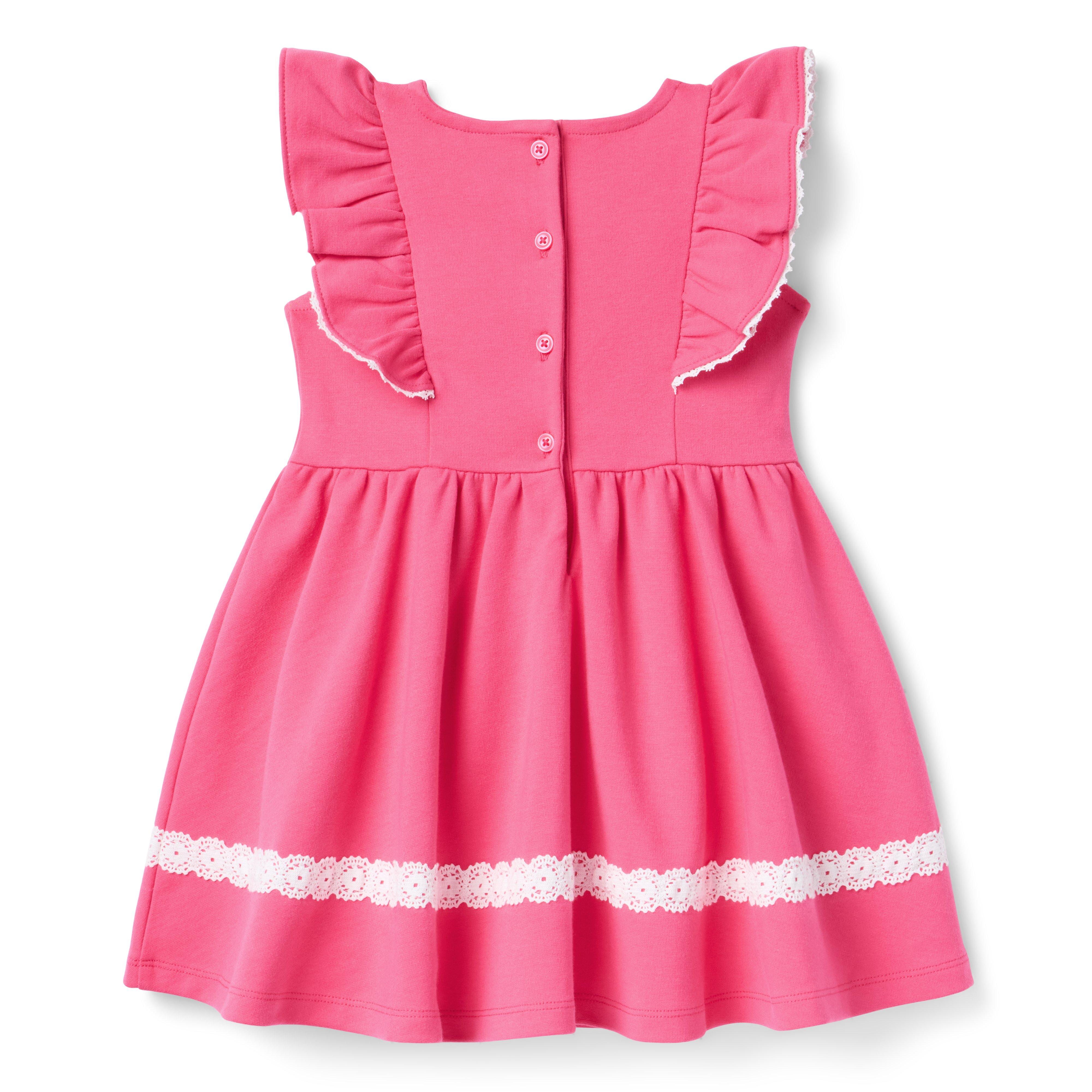 Lace Trim Ponte Dress image number 2