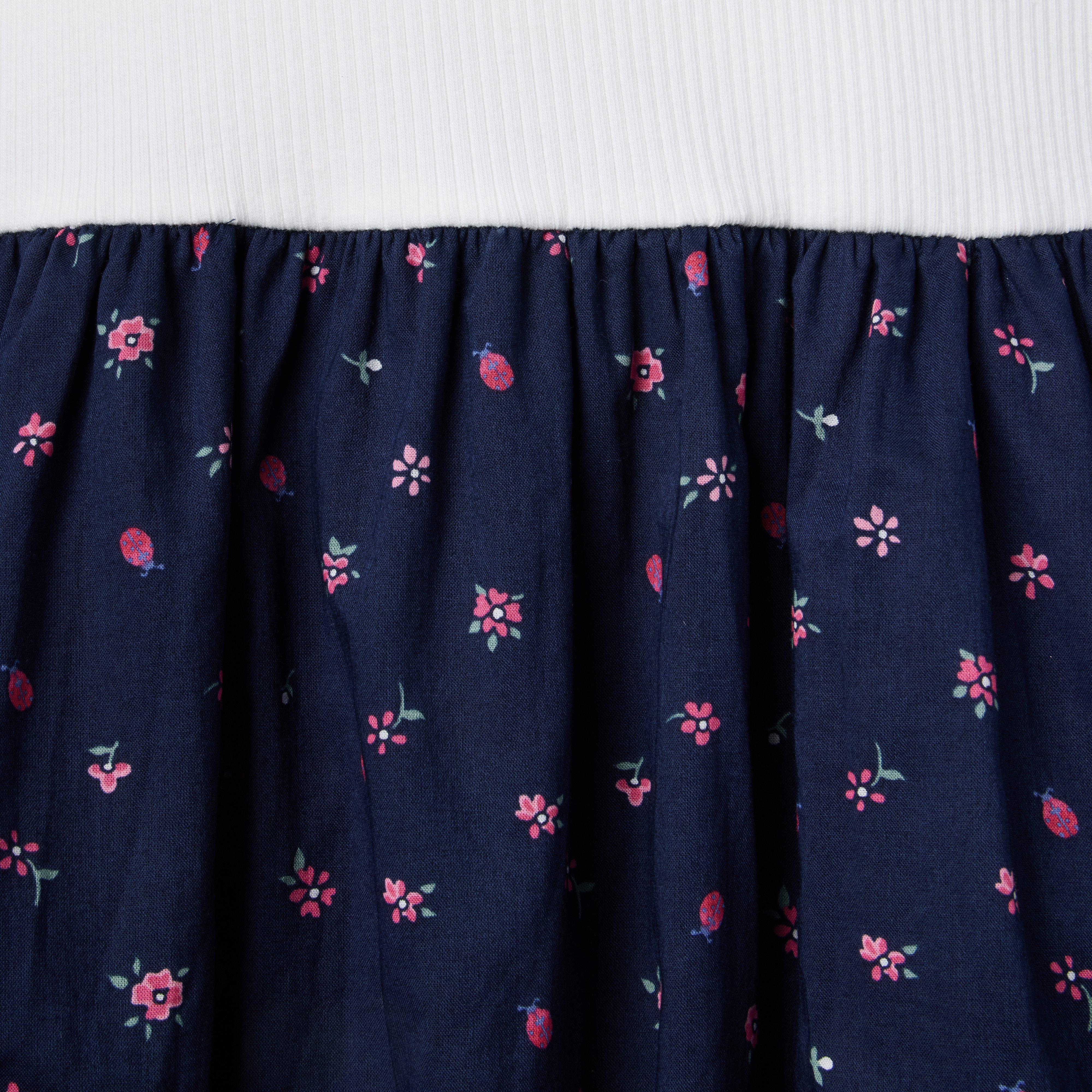 Ditsy Floral Bubble Hem Dress image number 1